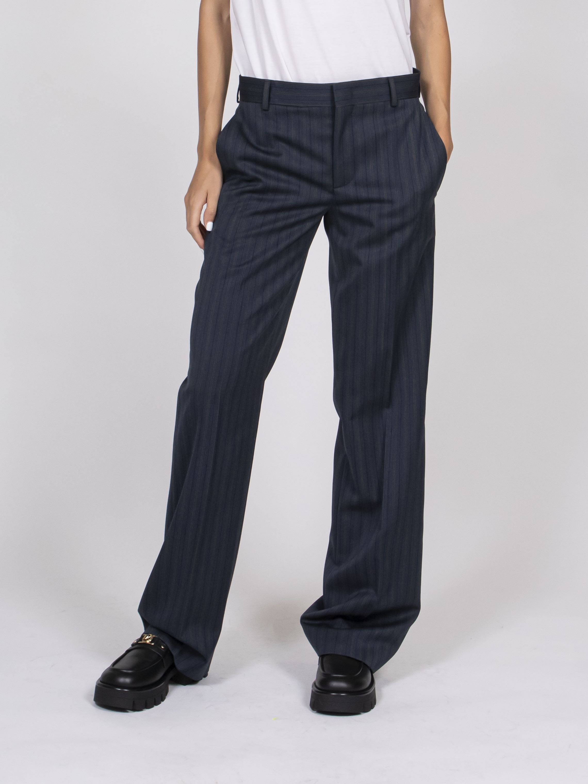 Moschino Pantalone 1290 RIGATO BLU