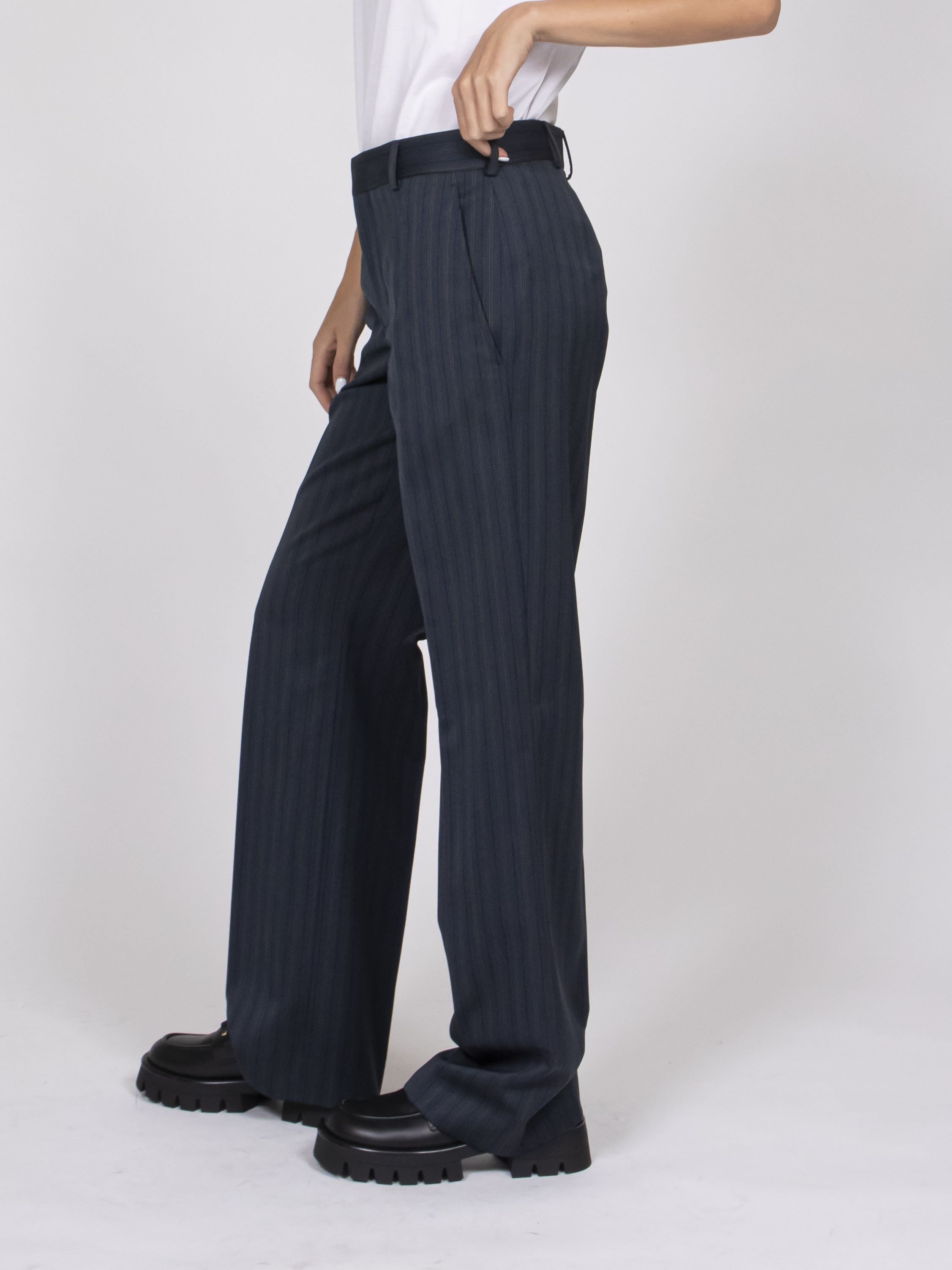 Moschino Pantalone 1290 RIGATO BLU