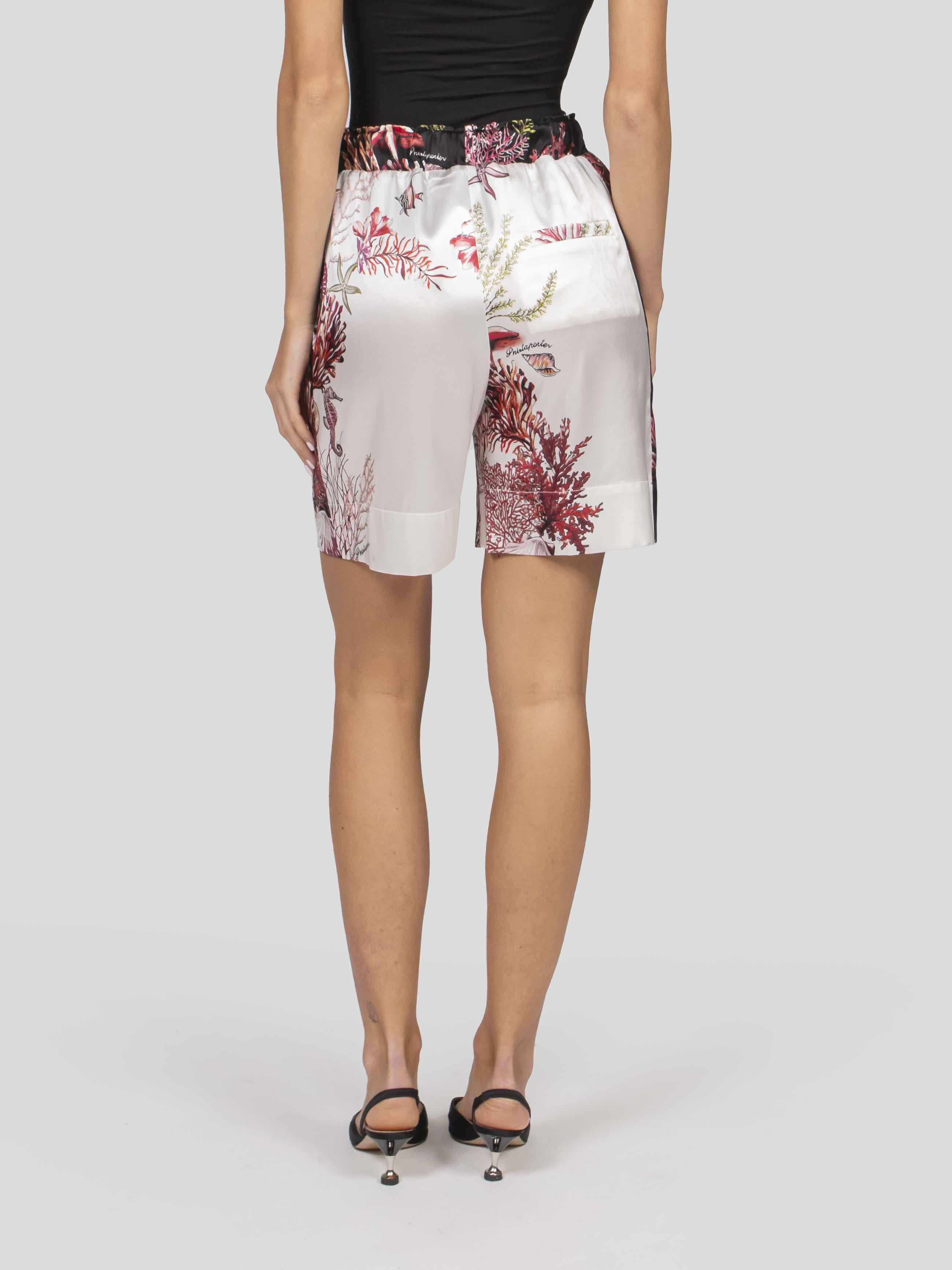 Shirtaporter Pantalone 1.3.CORALLI BIANCO+NERO