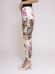 Shirtaporter Pantalone 1.MEXICAN GARDEN BIANCO
