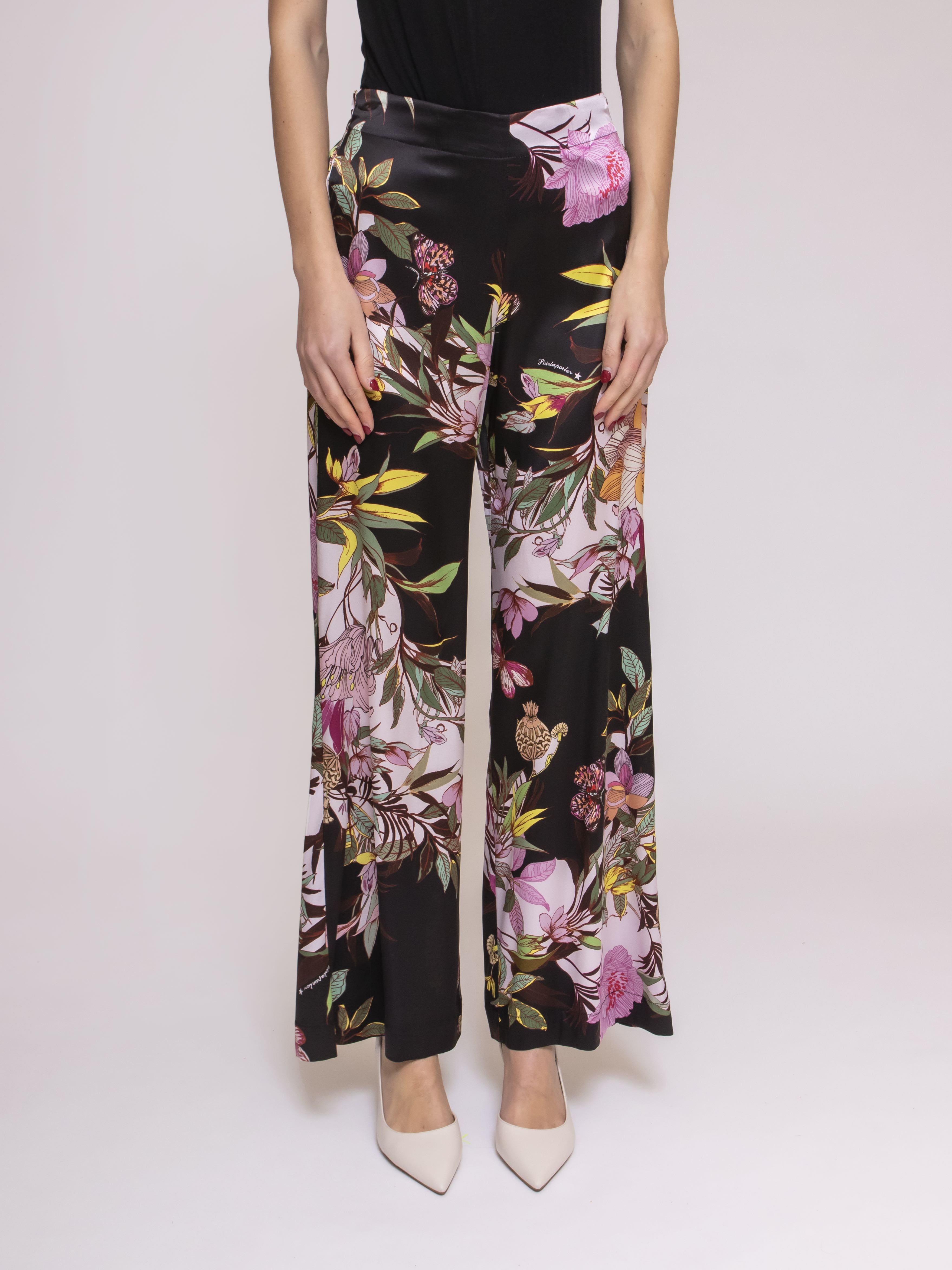 Shirtaporter Pantalone 2 MEXICAN GARDEN NERO