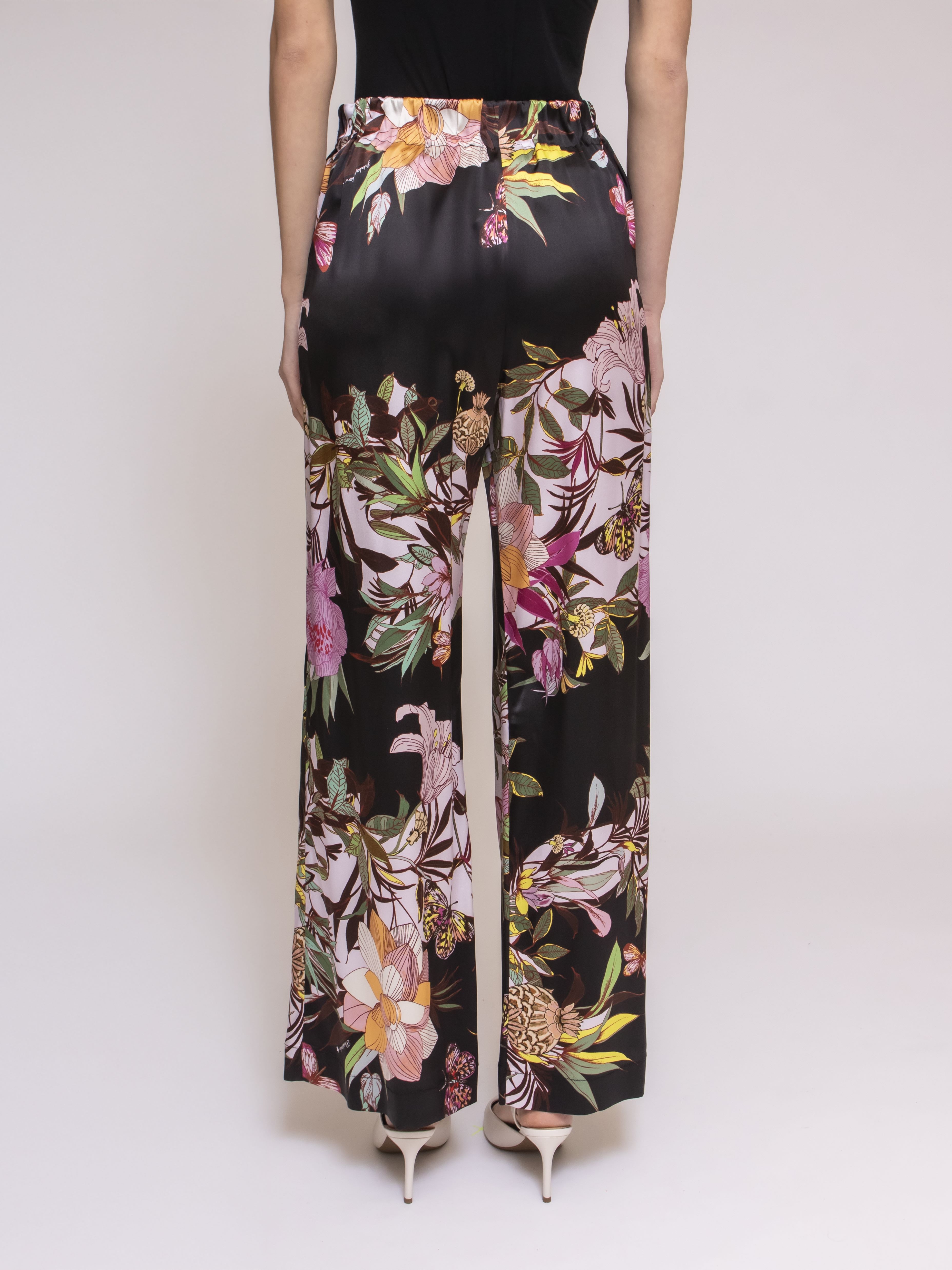 Shirtaporter Pantalone 2 MEXICAN GARDEN NERO