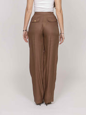 Elisabetta Franchi Pantalone 600 CUOIO