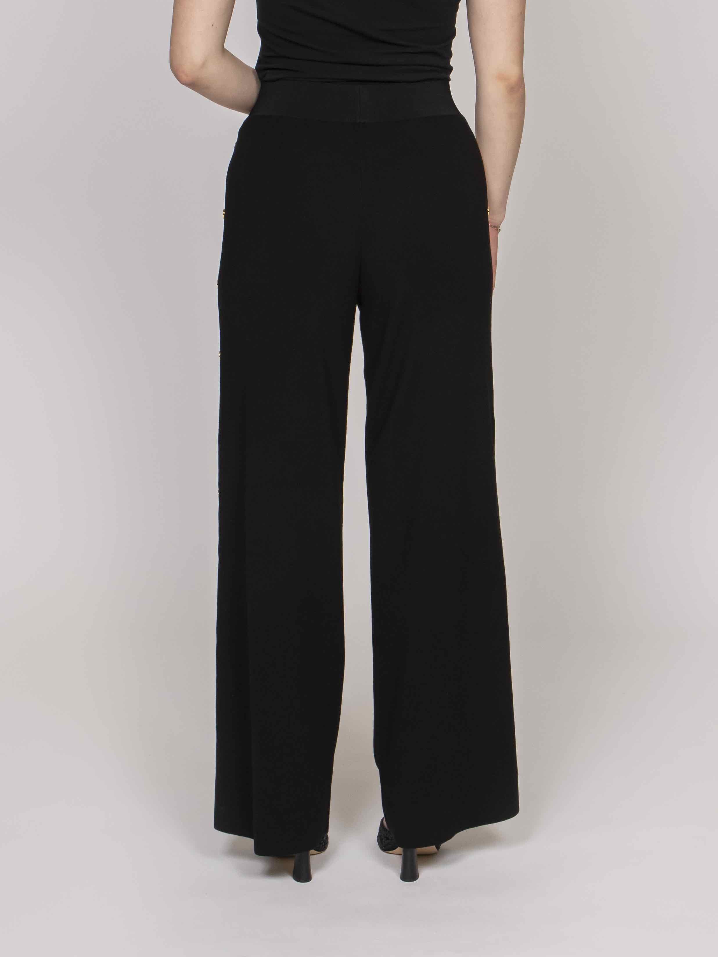 Elisabetta Franchi Pantalone 685 NERO/BURRO