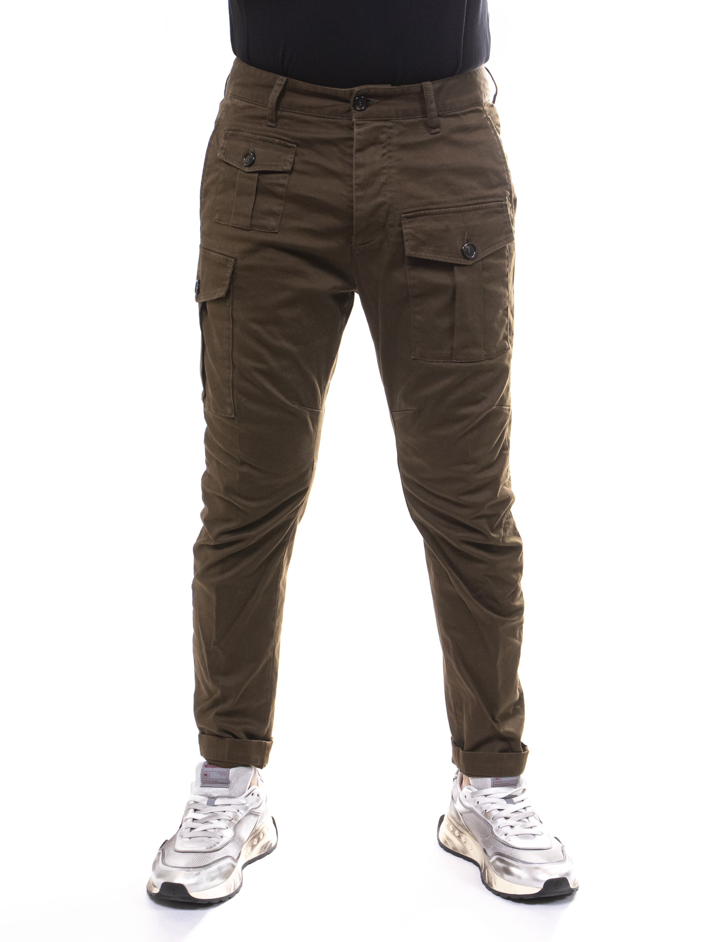 Dsquared2 Pantalone 728 MILITARY GREEN