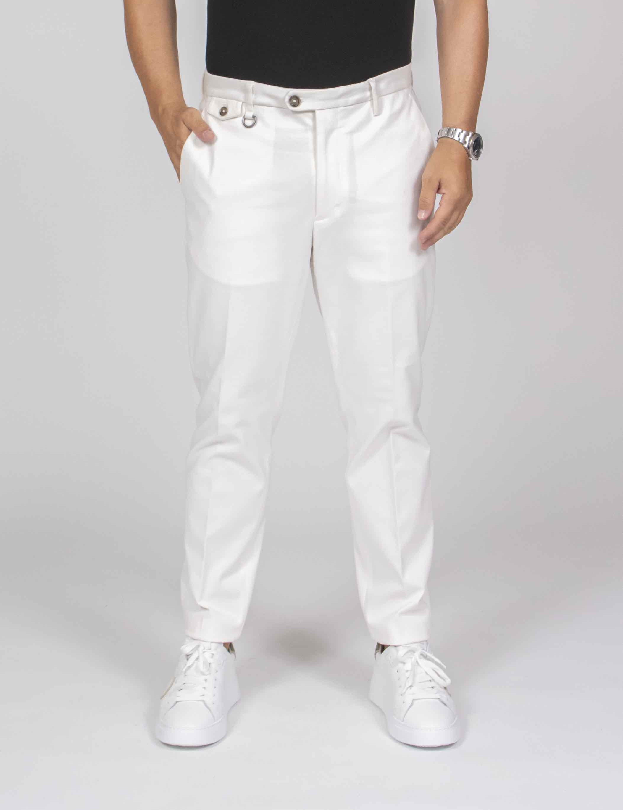 Paolo Pecora Pantalone B022 T002 1102 PANNA