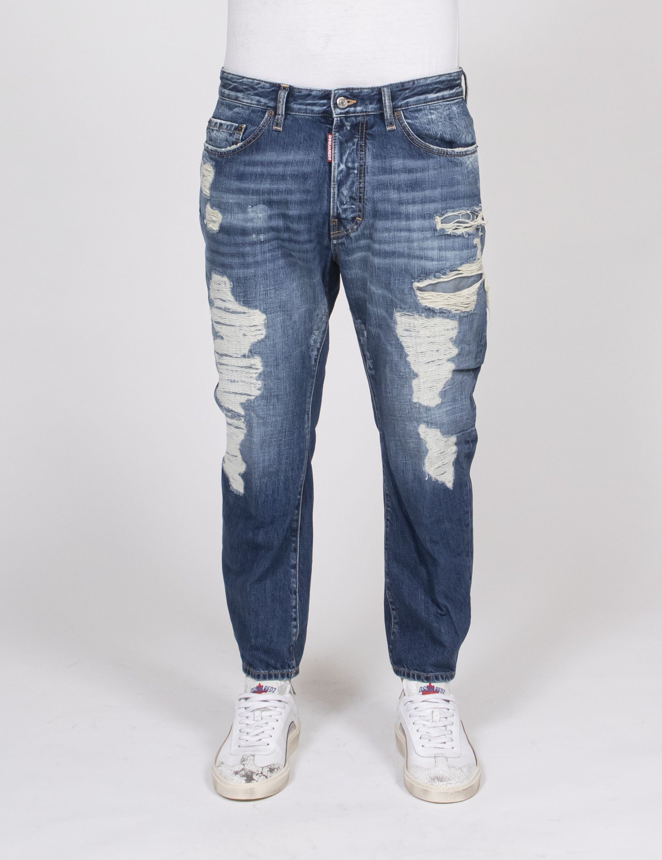 Dsquared2 Pantalone Bro 470 NAVY BLUE
