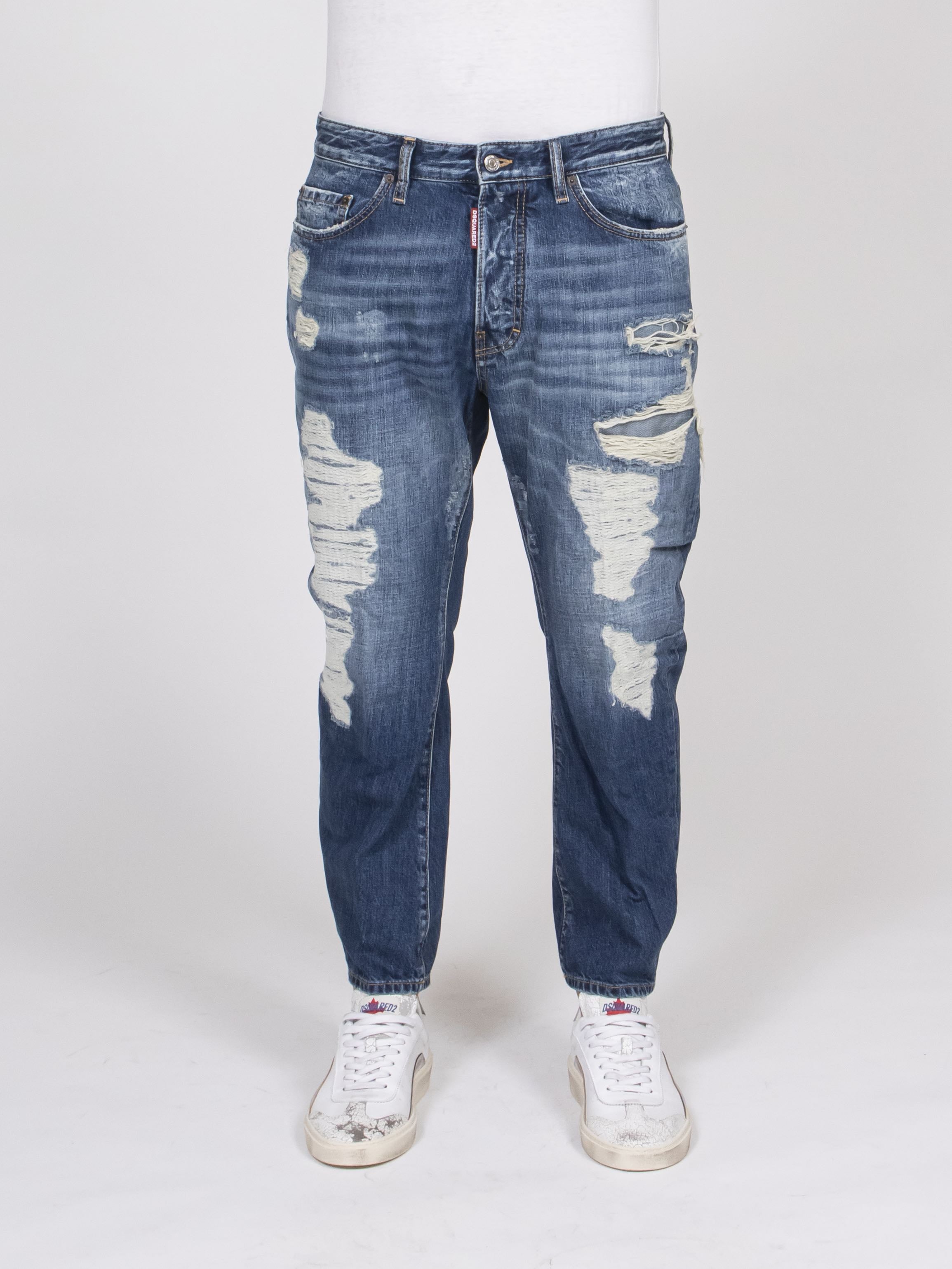 Dsquared2 Pantalone Bro 470 NAVY BLUE