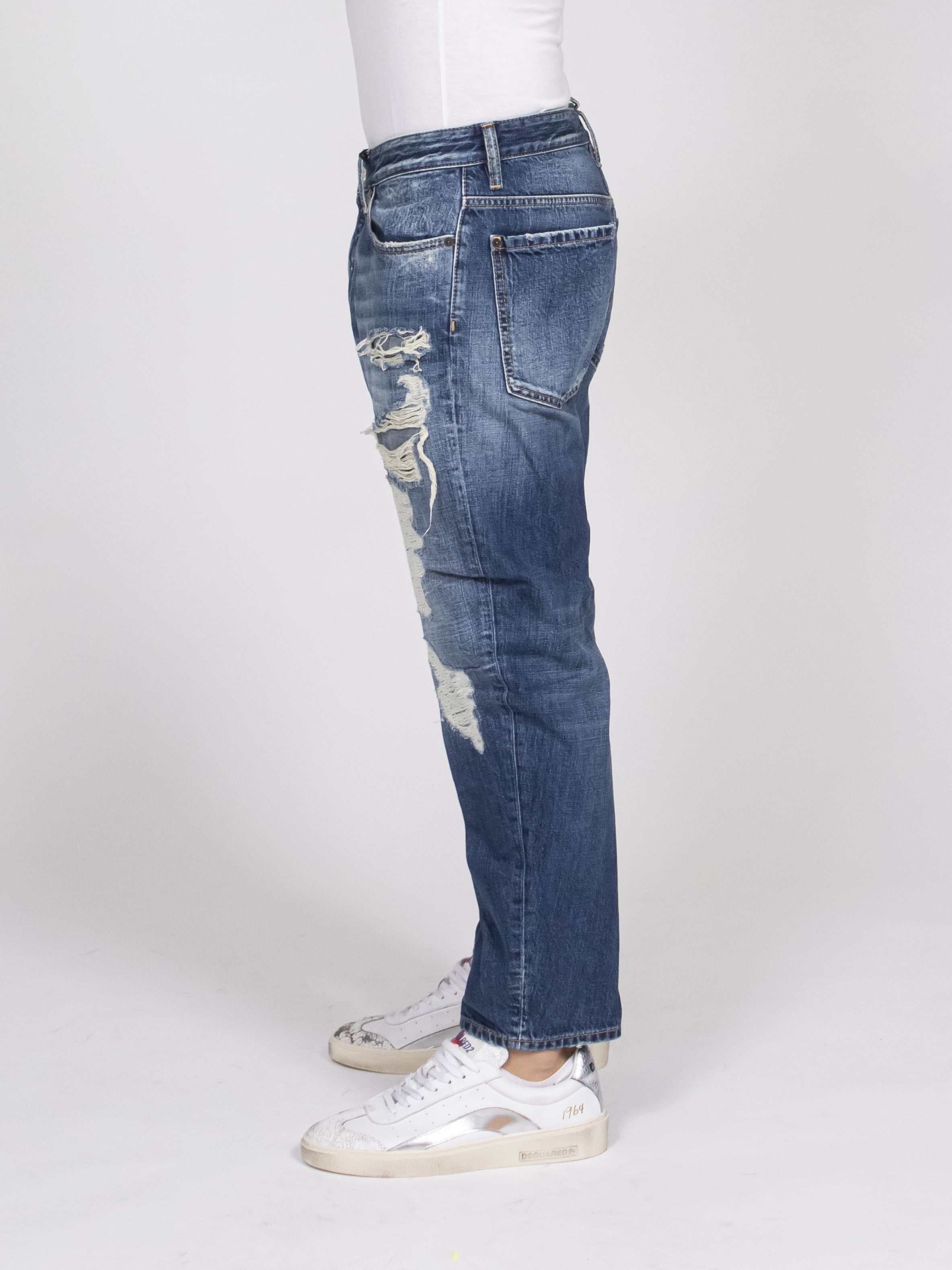 Dsquared2 Pantalone Bro 470 NAVY BLUE