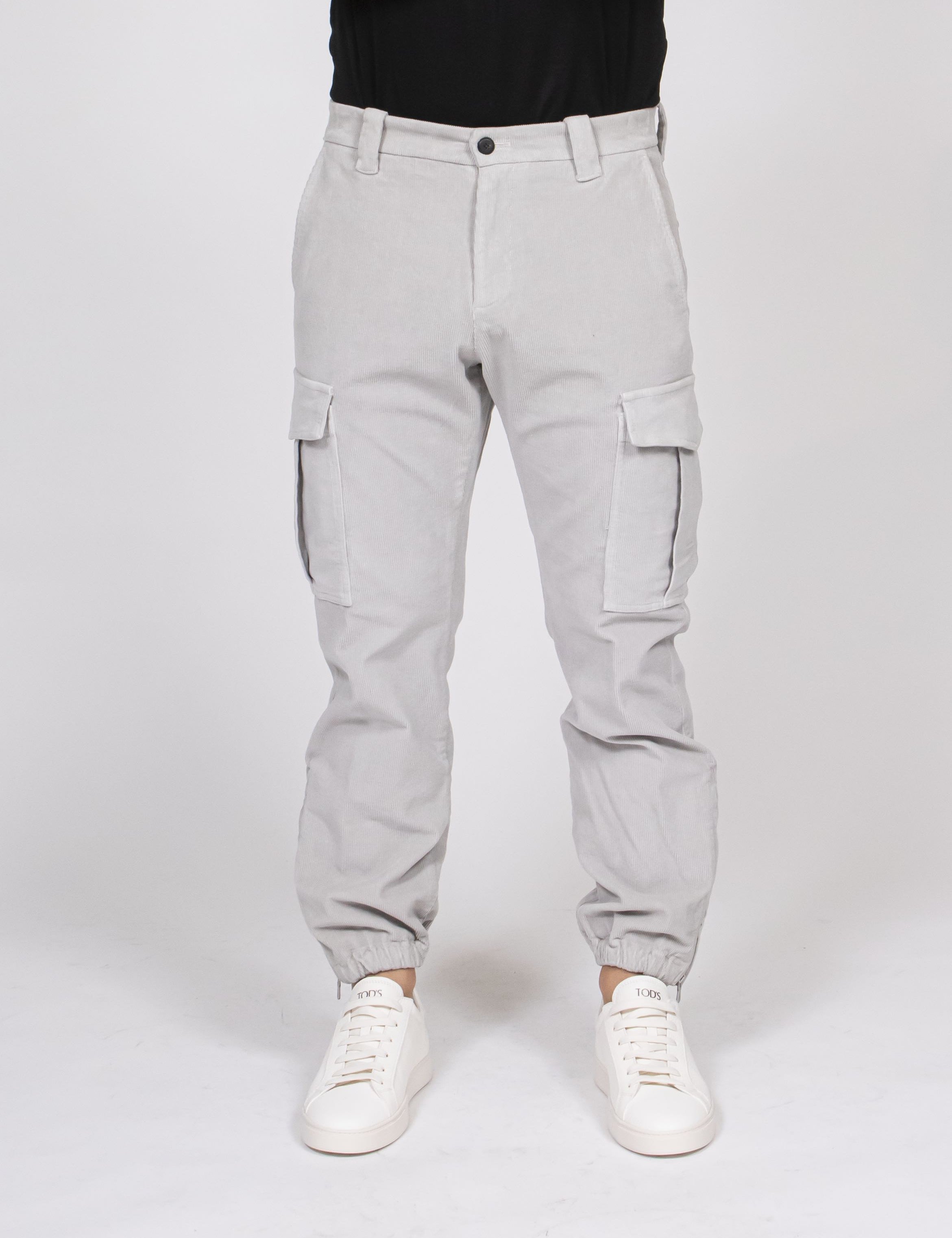 Eleventy Pantalone Cargo 06N GRIGIO CHIARO