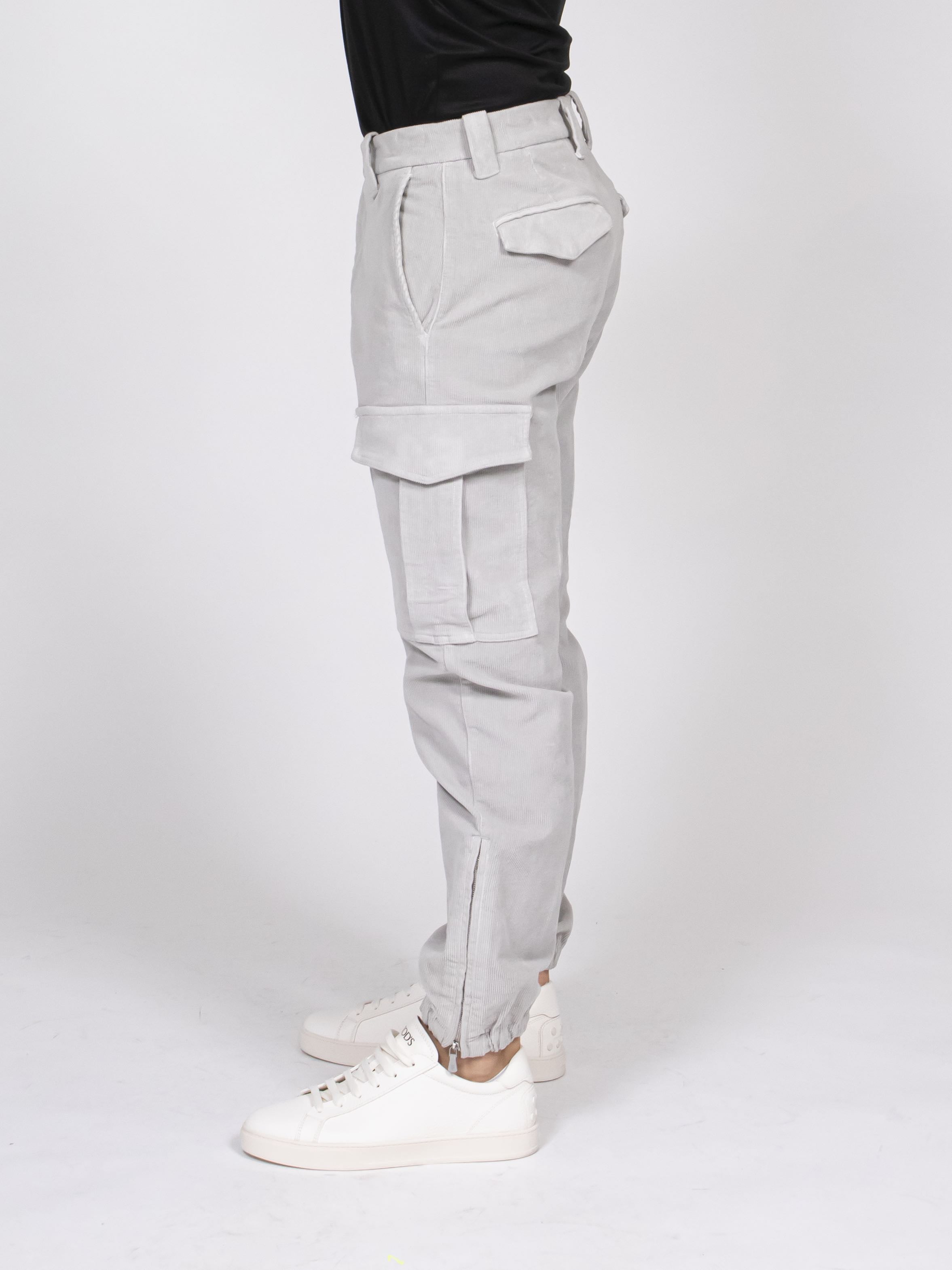 Eleventy Pantalone Cargo 06N GRIGIO CHIARO