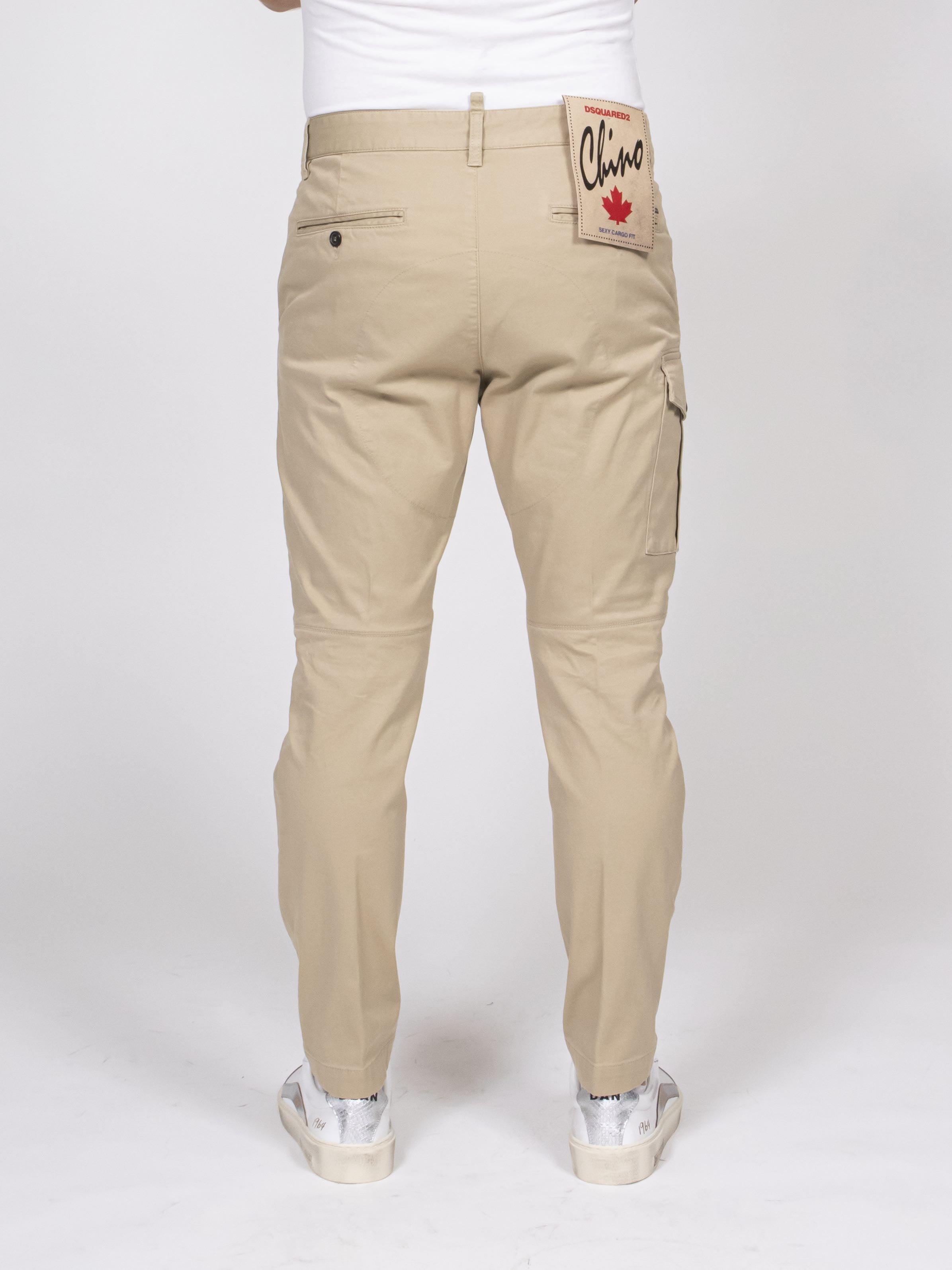 Dsquared2 Pantalone Cargo 111 DESERT TAN