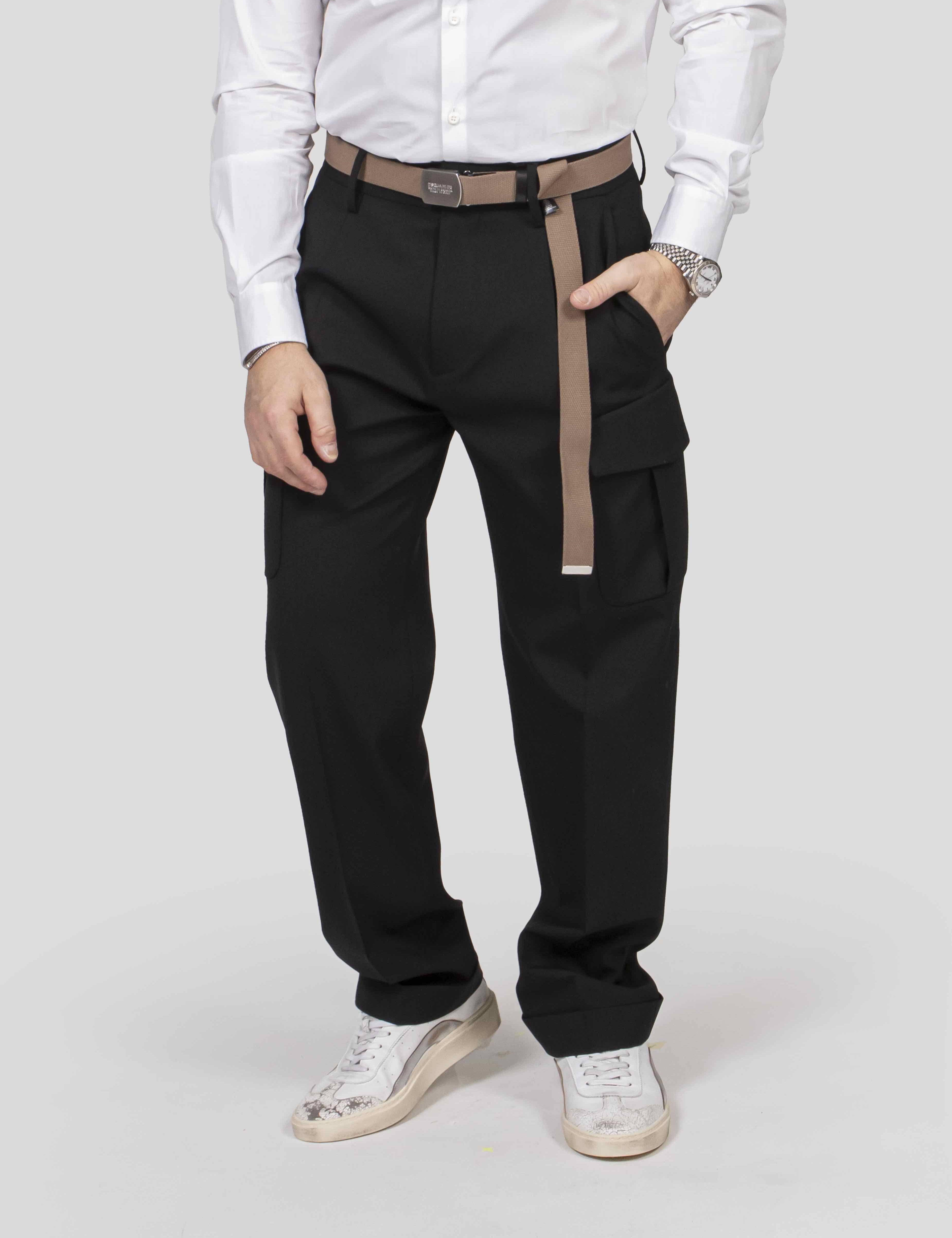 Dsquared2 Pantalone Cargo 900 BLACK