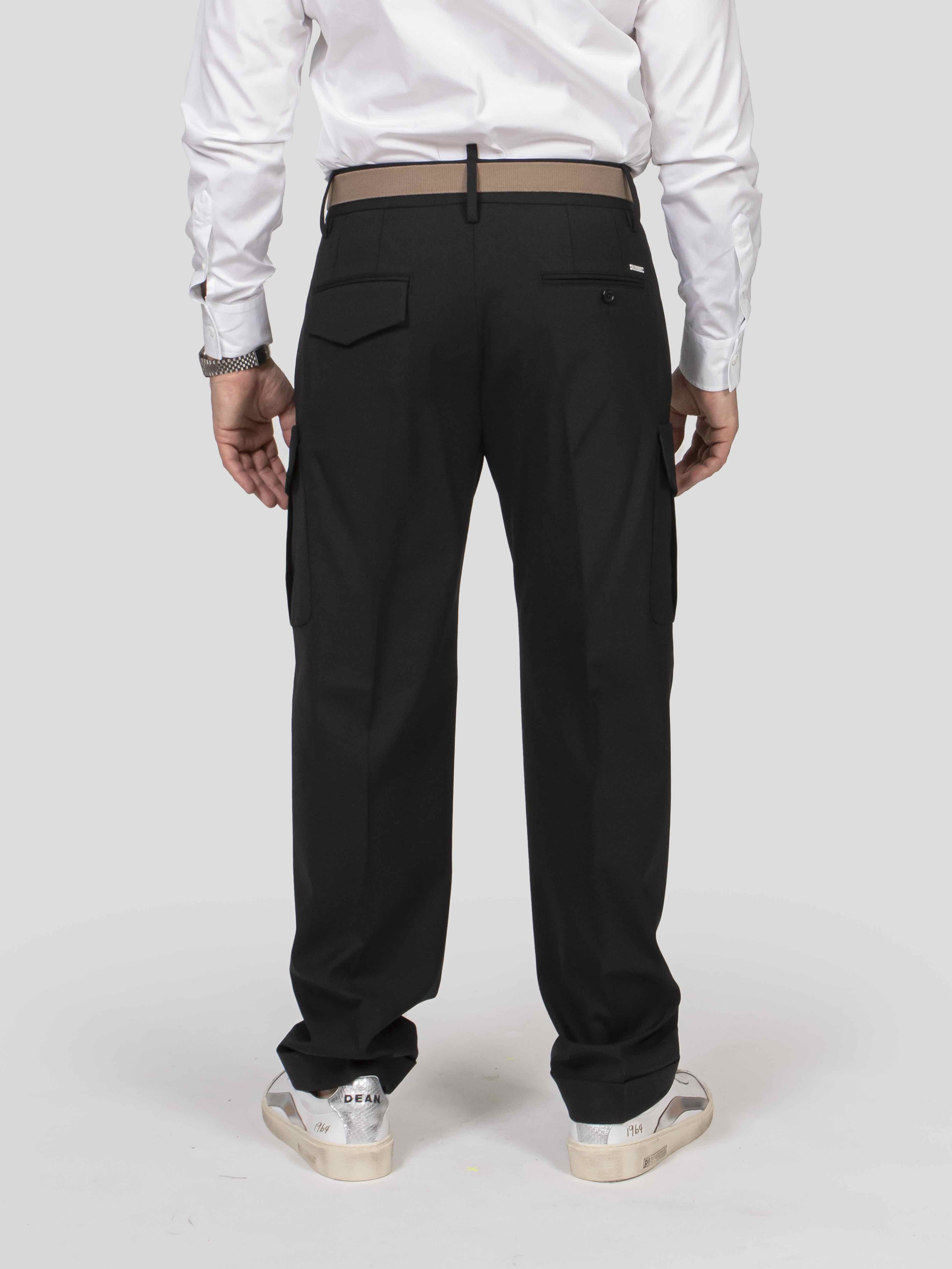 Dsquared2 Pantalone Cargo 900 BLACK
