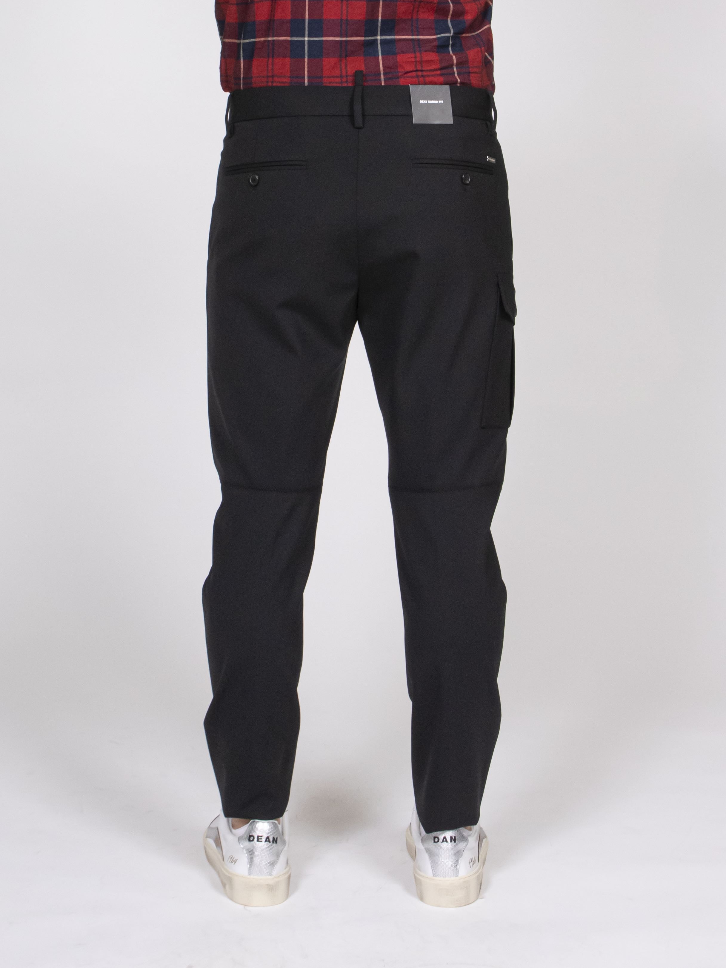 Dsquared2 Pantalone Cargo 900 BLACK