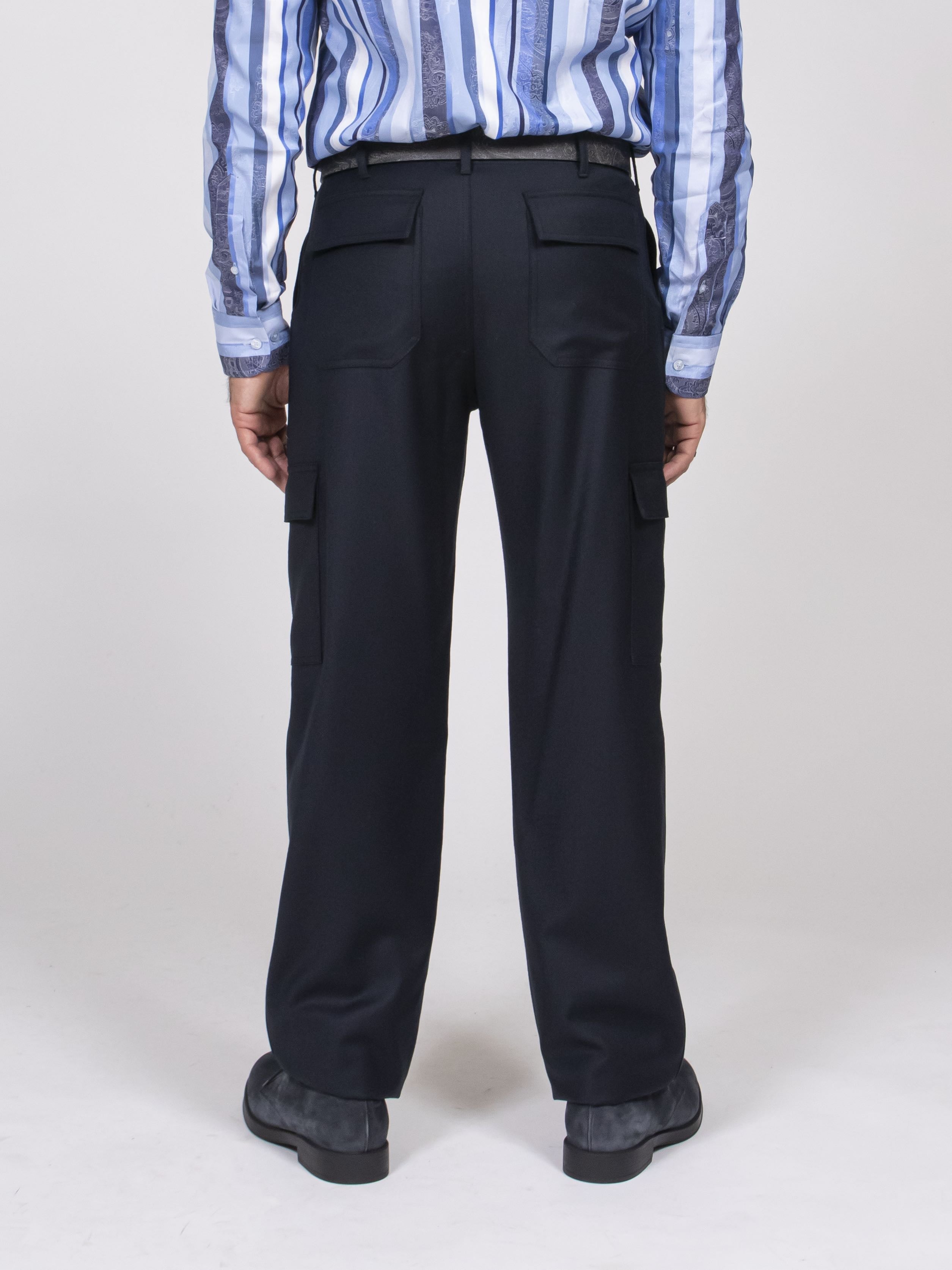 Etro Pantalone Cargo B0339 NAVY