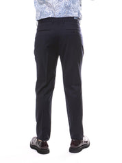 Etro Pantalone Carrot B0065 BLU