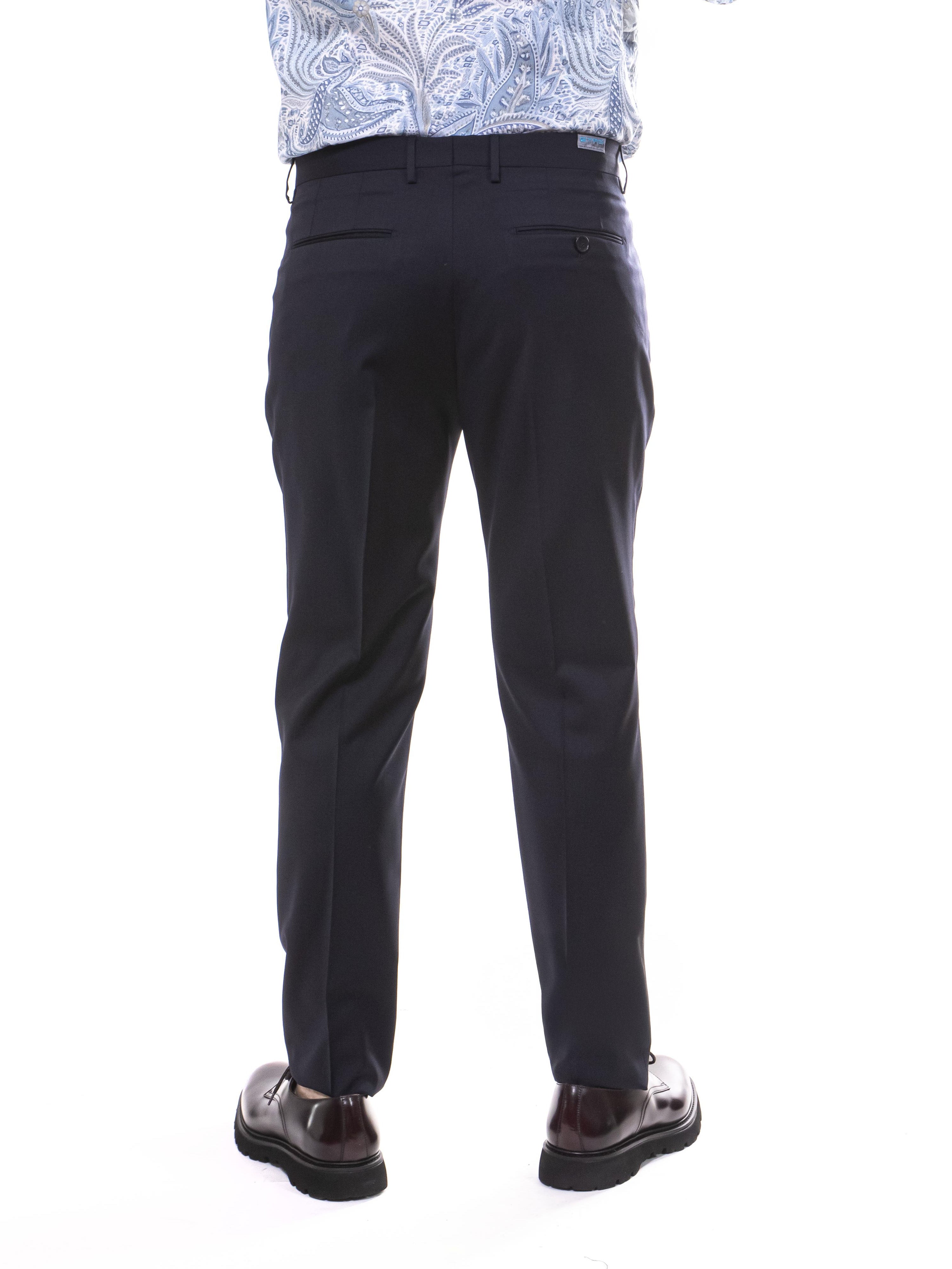 Etro Pantalone Carrot B0065 BLU