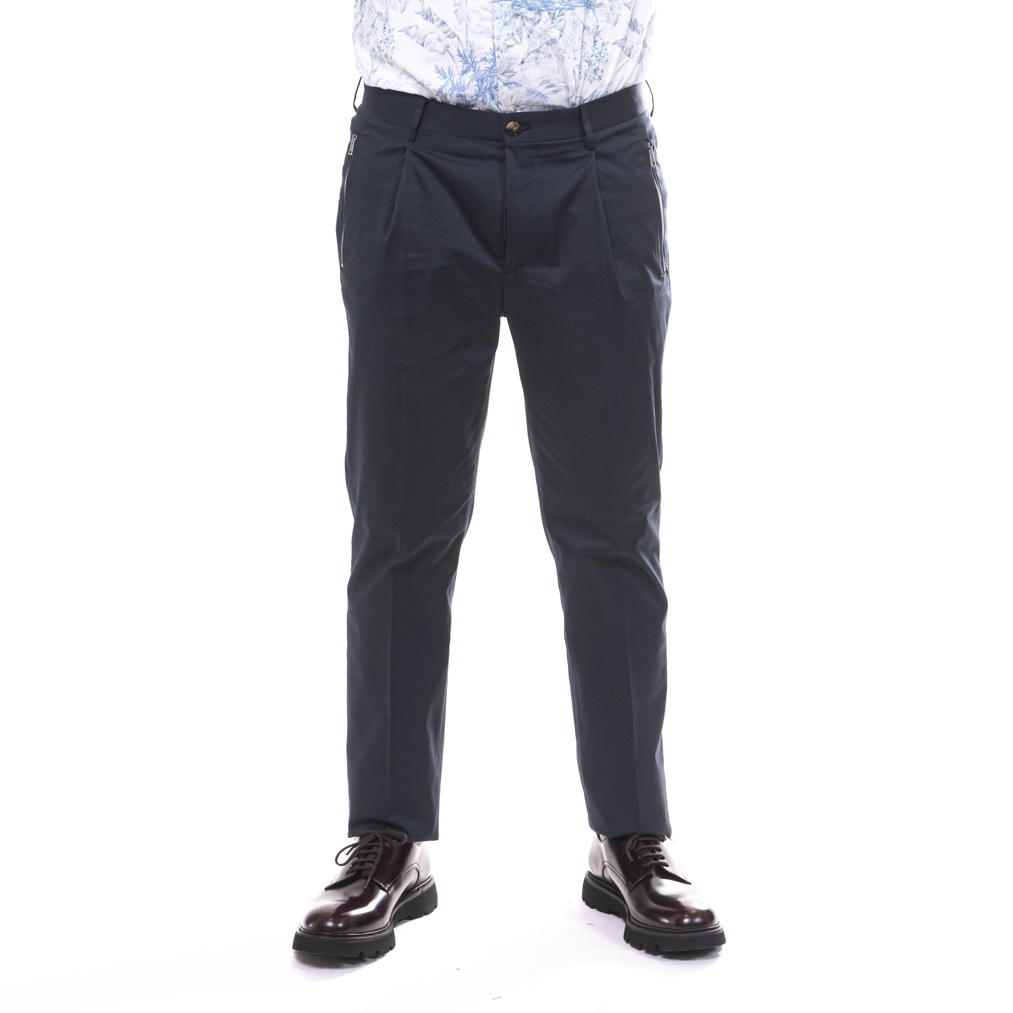 Etro Pantalone Carrot B0665 AZZURRO