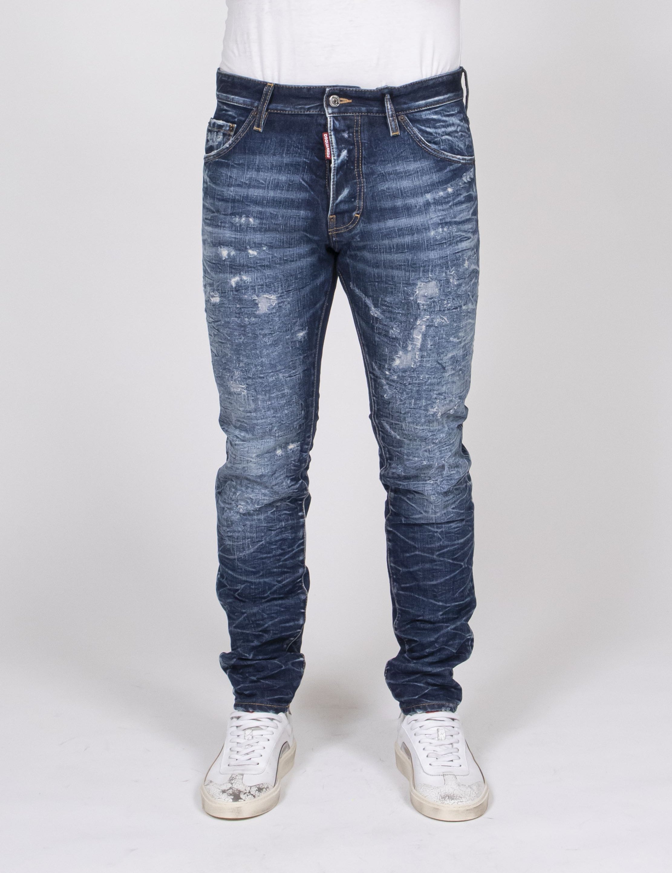 Dsquared2 Pantalone Cool Guy 470 NAVY BLUE