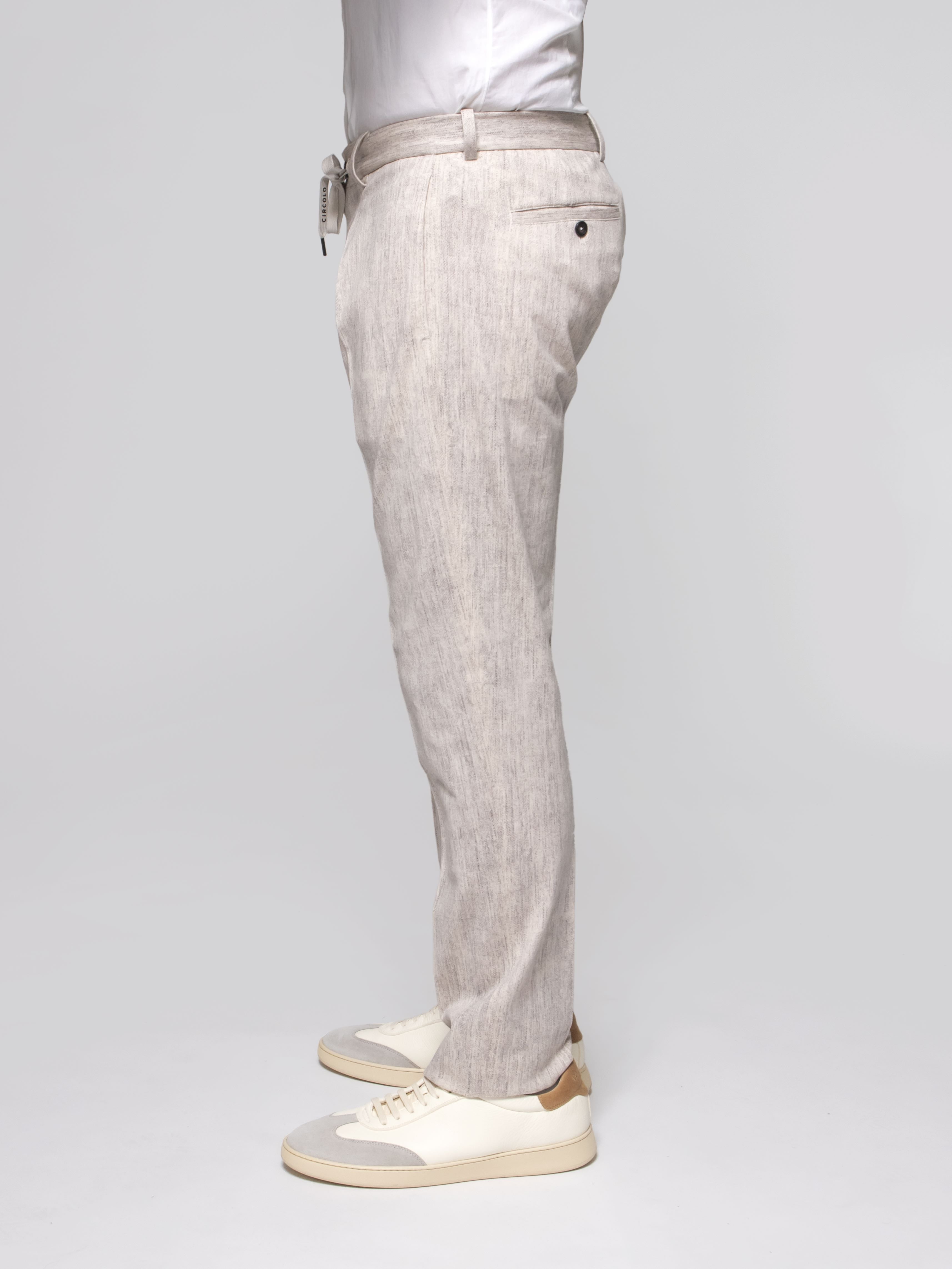 Circolo 1901 Pantalone Coulisse Piquet NATUR NATURALE