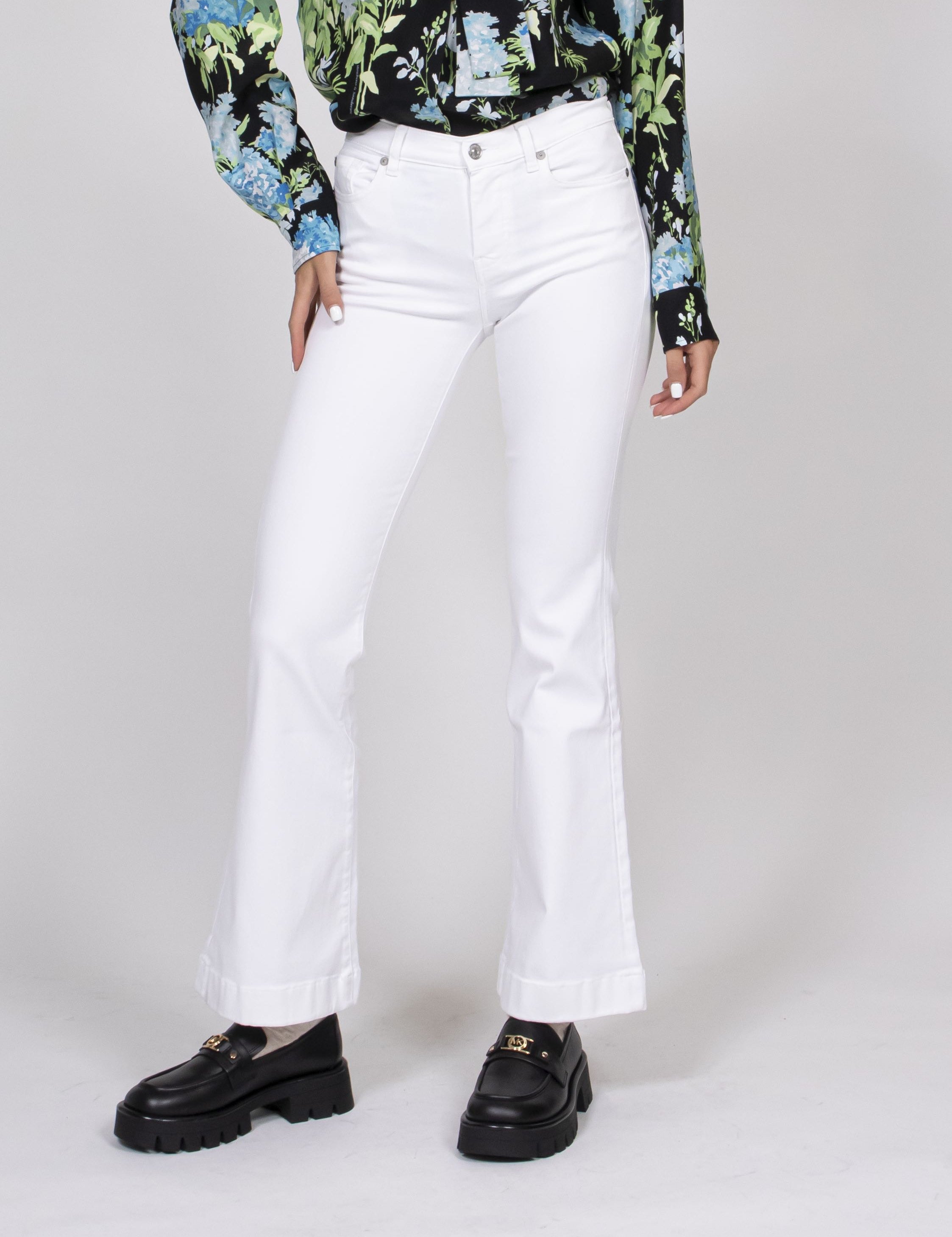 7 For All Mankind Pantalone Dojo U7SMW BIANCO