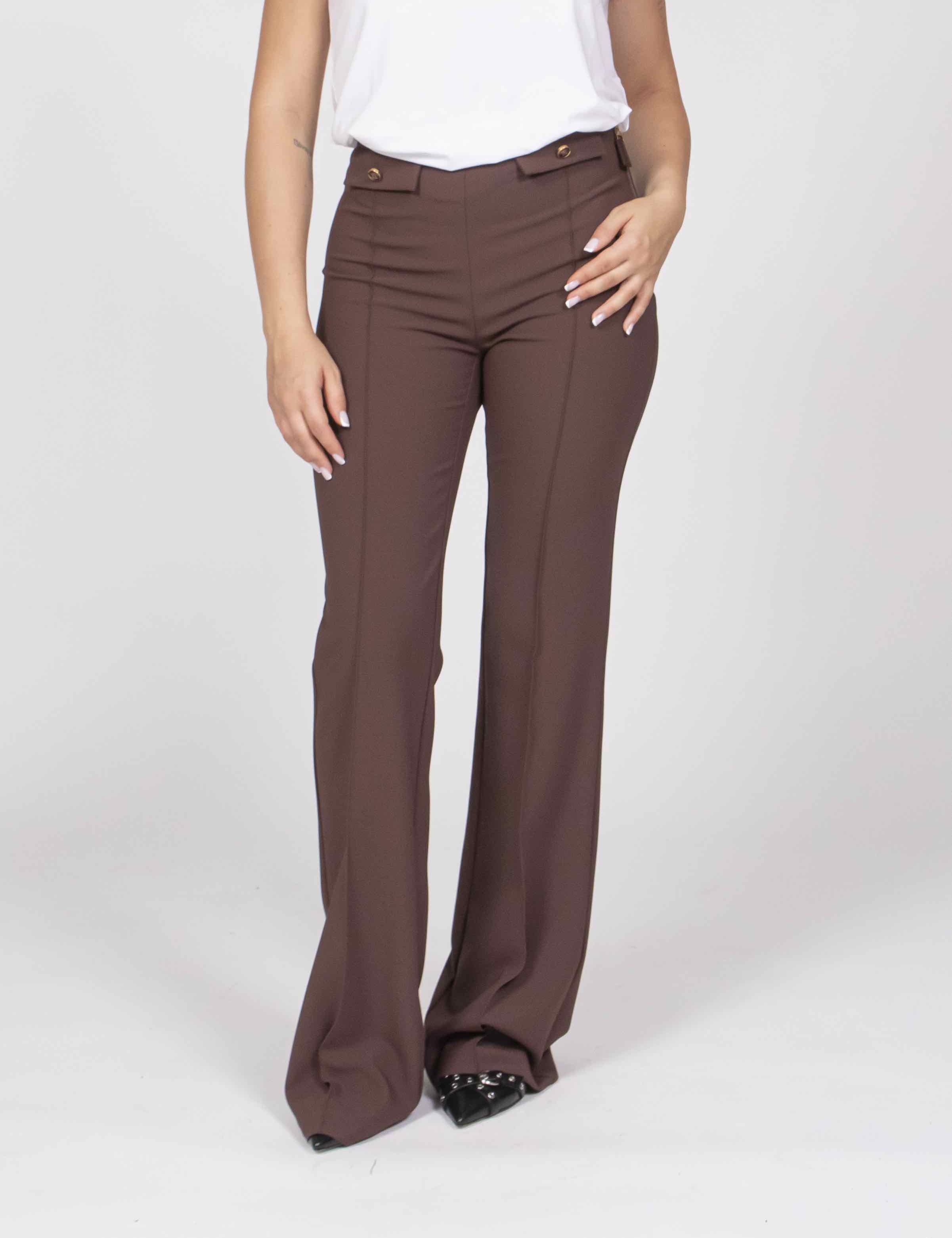 Elisabetta Franchi Pantalone EA3 COFFEE