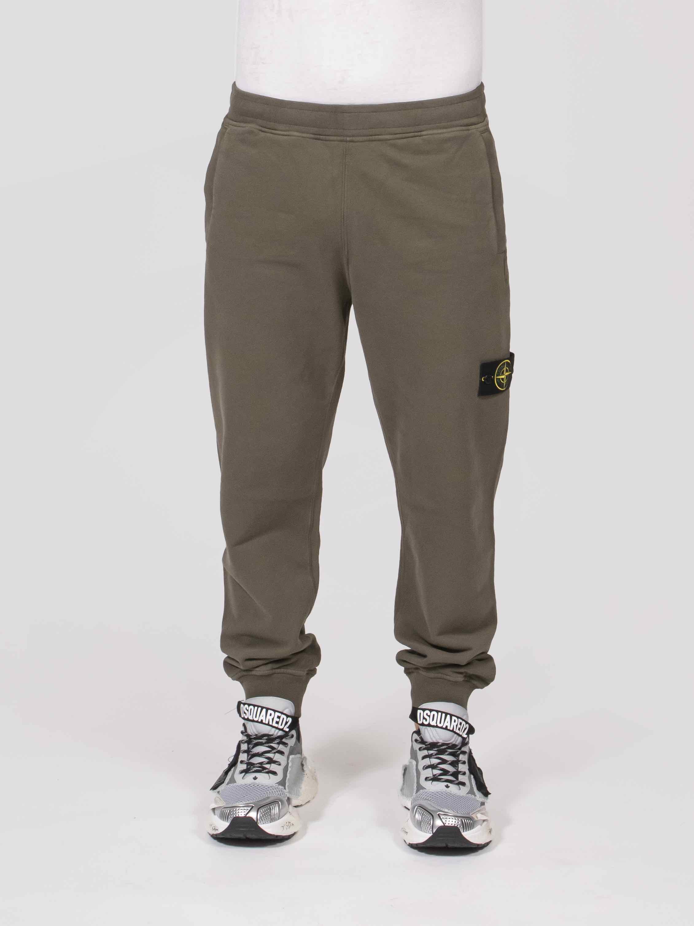 Stone Island Pantalone Felpa V0054 MILITARY GREEN