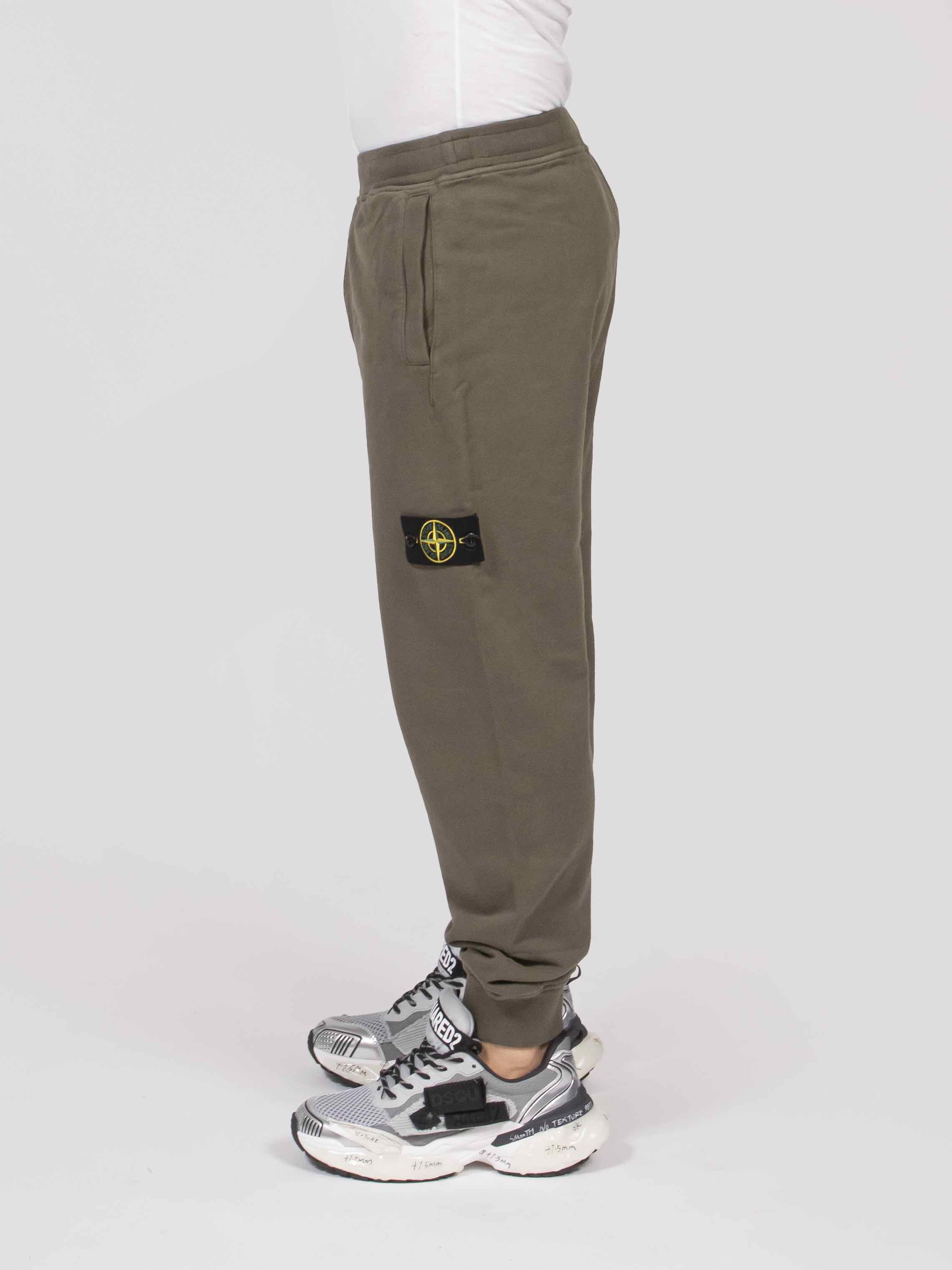 Stone Island Pantalone Felpa V0054 MILITARY GREEN