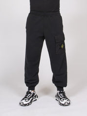 Stone Island Pantalone In Felpa V0029 NERO