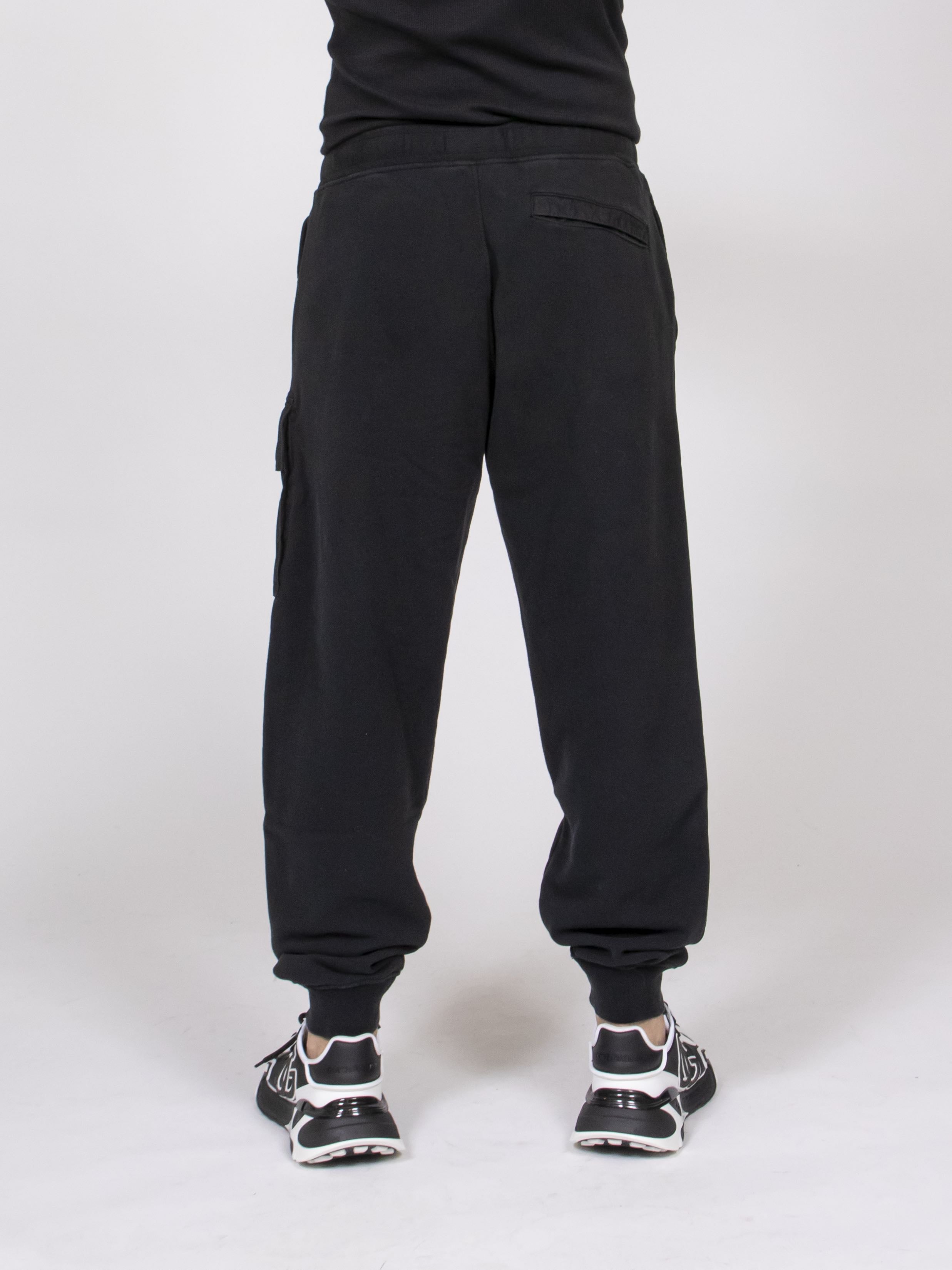 Stone Island Pantalone In Felpa V0029 NERO