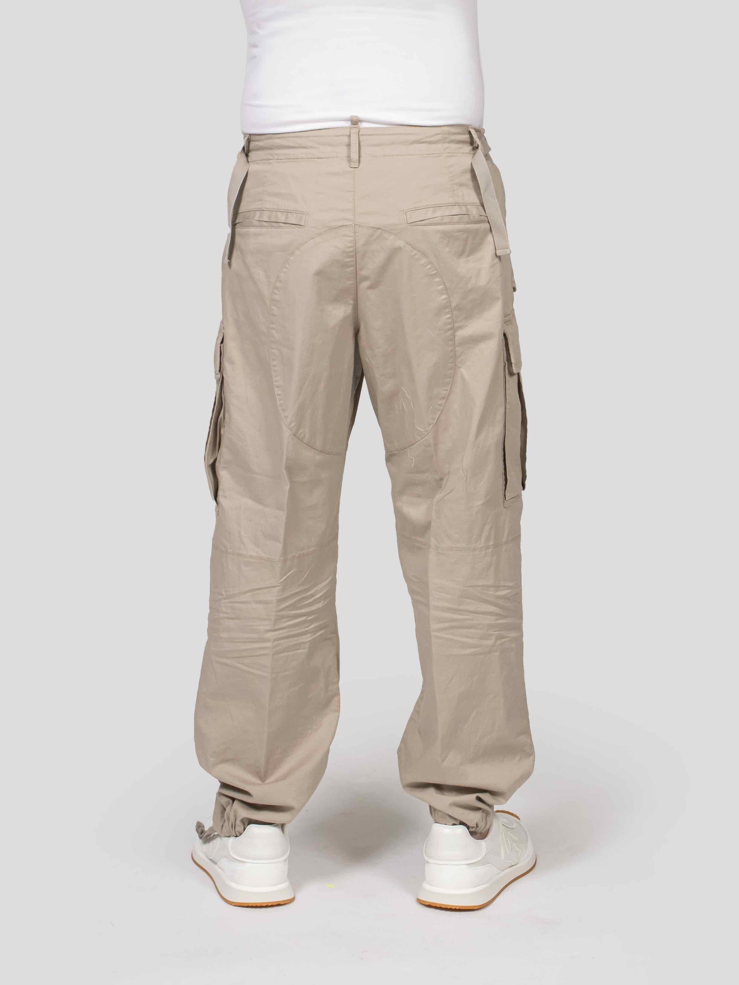 Dsquared2 Pantalone Light Cotton Utility Wide 801 SABBIA