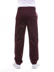 Dolce & Gabbana Pantalone M5039 MARRONE-VIOLA SCURO