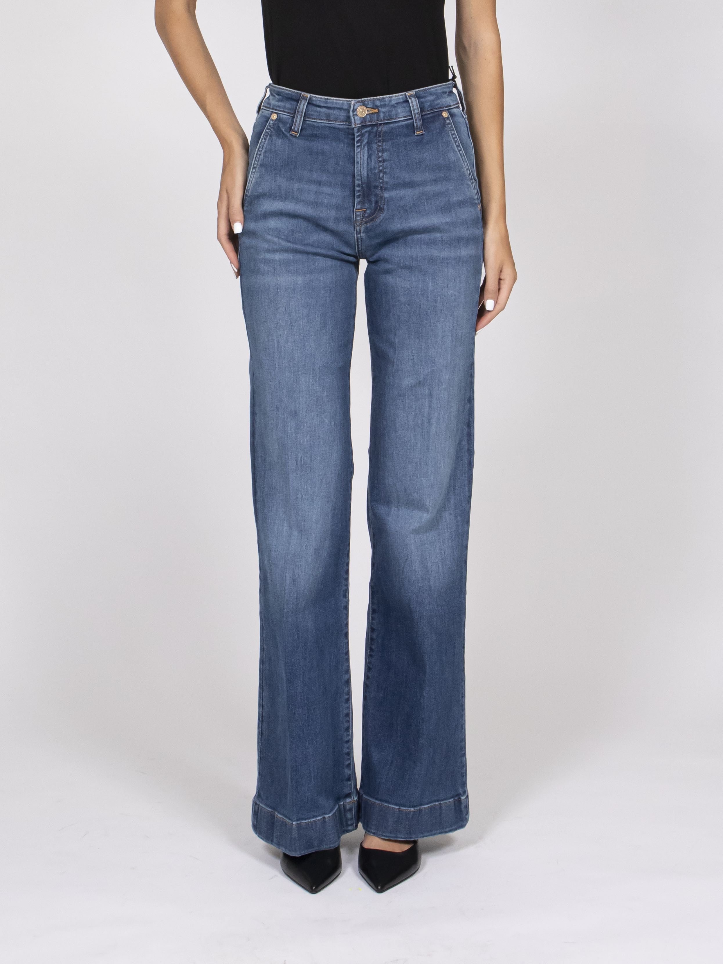 7 For All Mankind Pantalone Modern Dojo U71BW ROYALTY