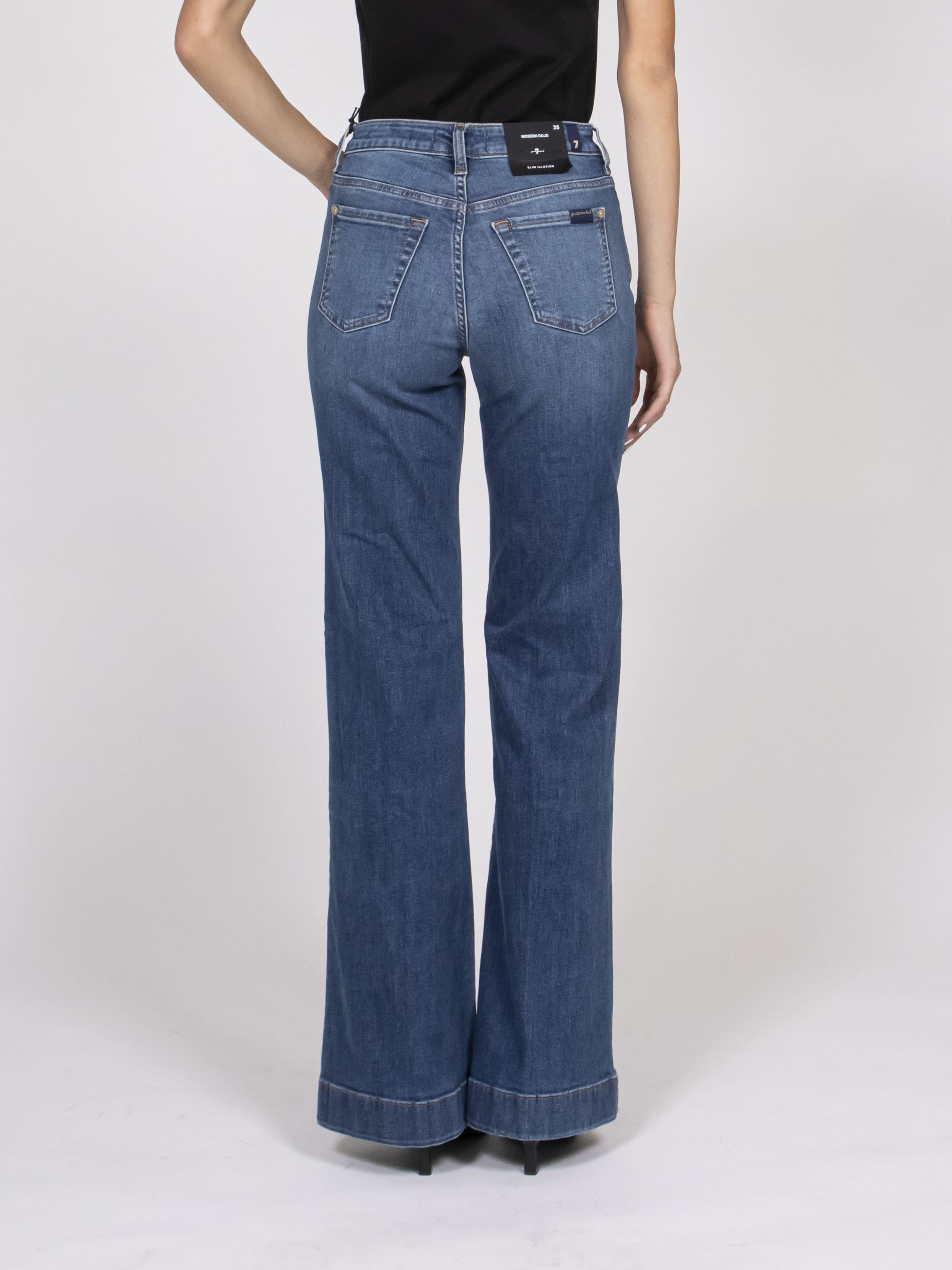 7 For All Mankind Pantalone Modern Dojo U71BW ROYALTY