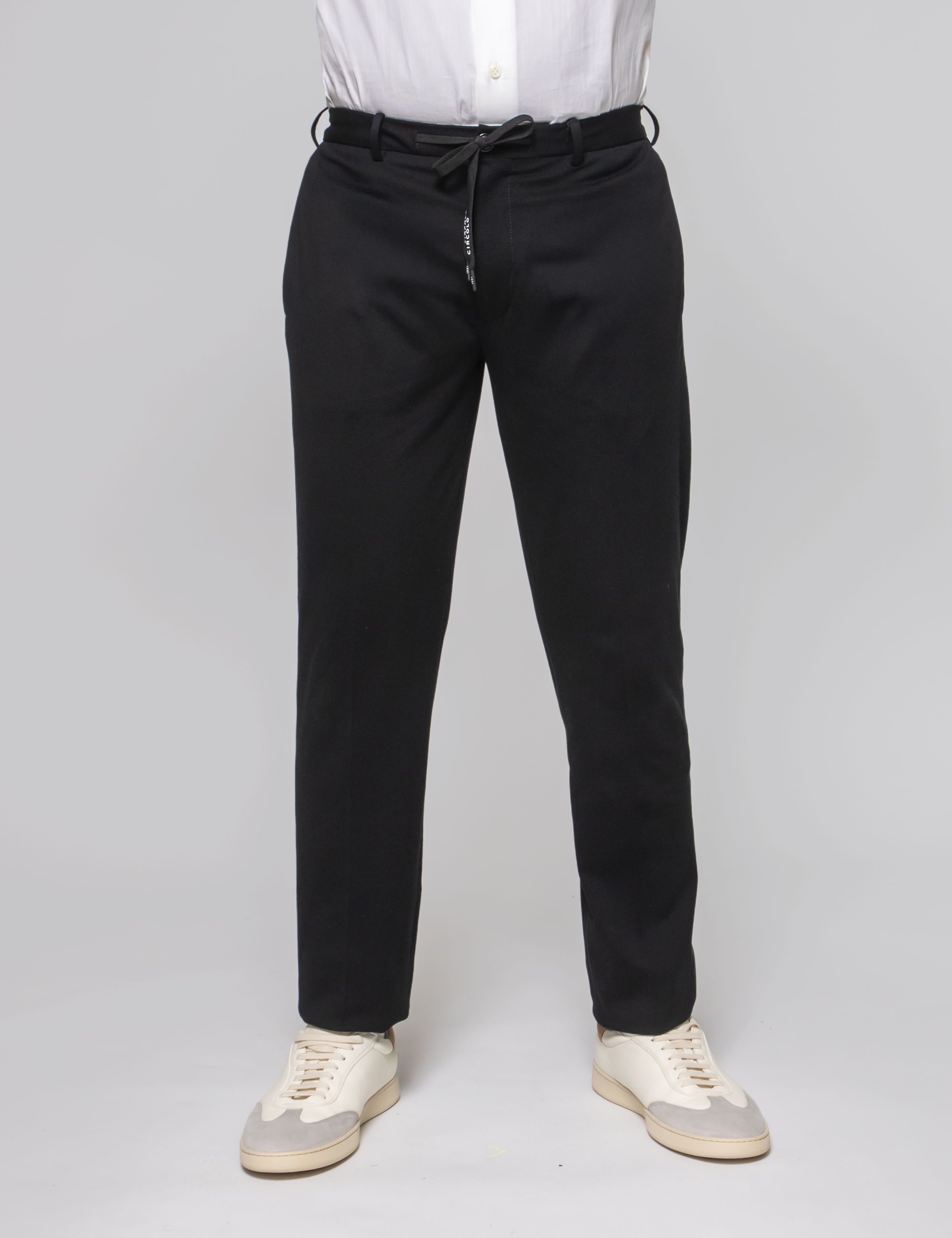 Circolo 1901 Pantalone Piquet 001 NERO