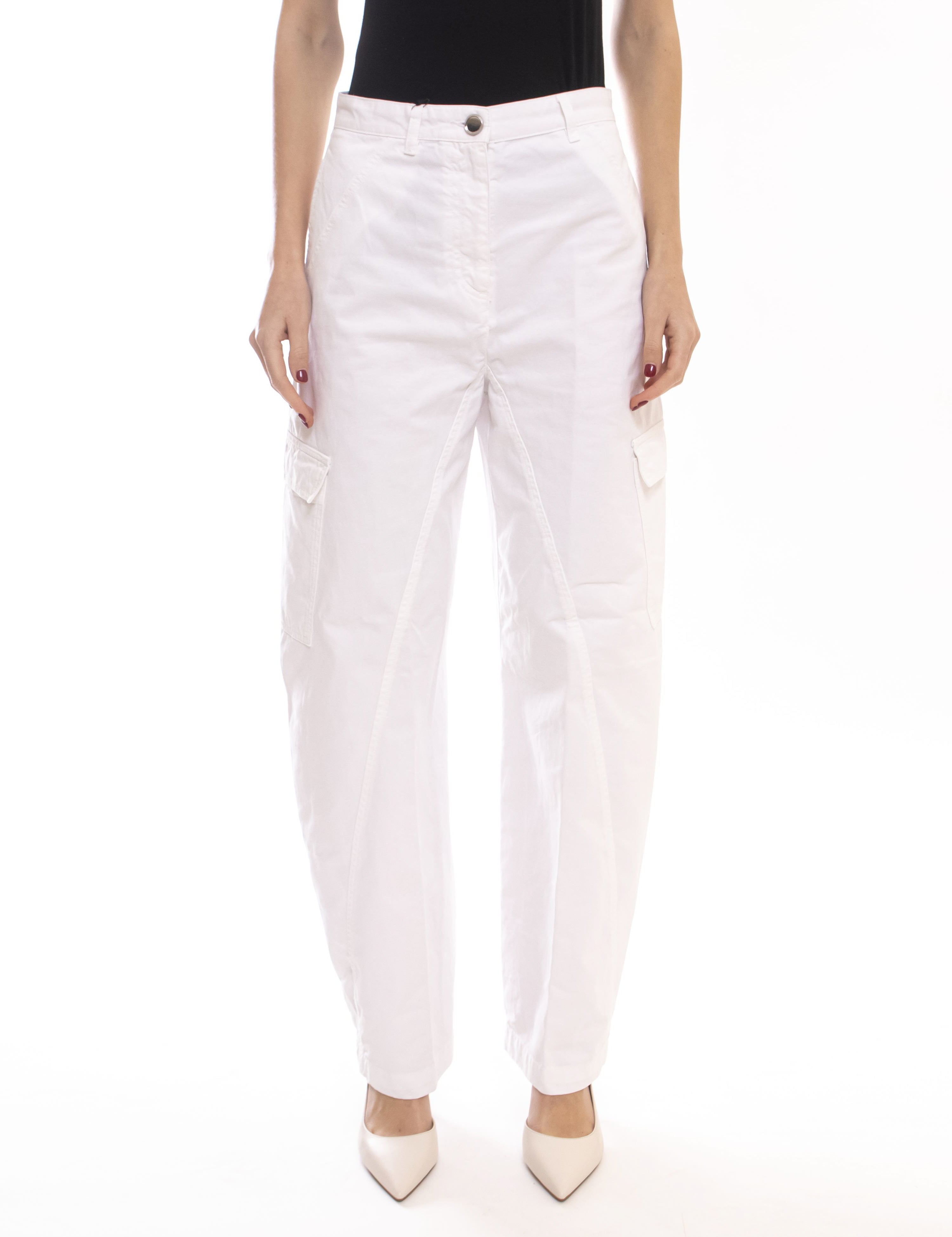 Pinko Pantalone Respect Z04 BIANCO