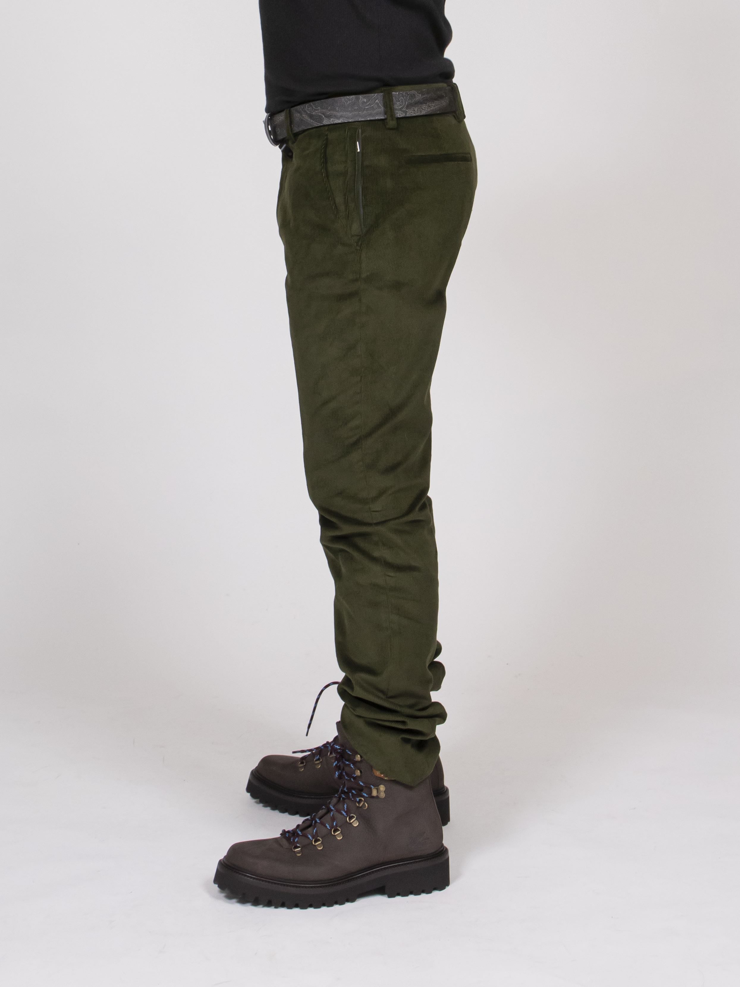 Etro Pantalone Roma V0282 MILITARE