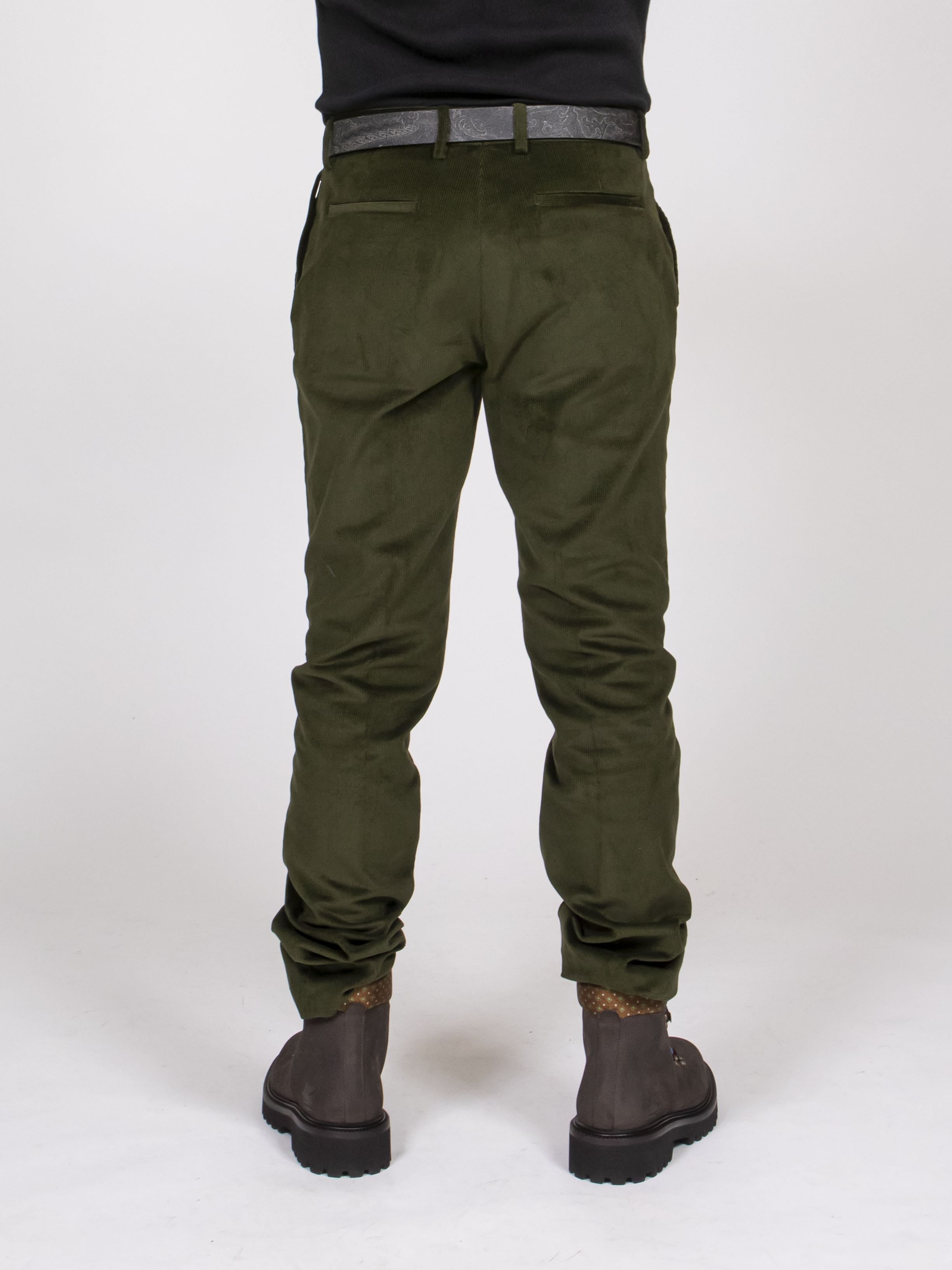 Etro Pantalone Roma V0282 MILITARE