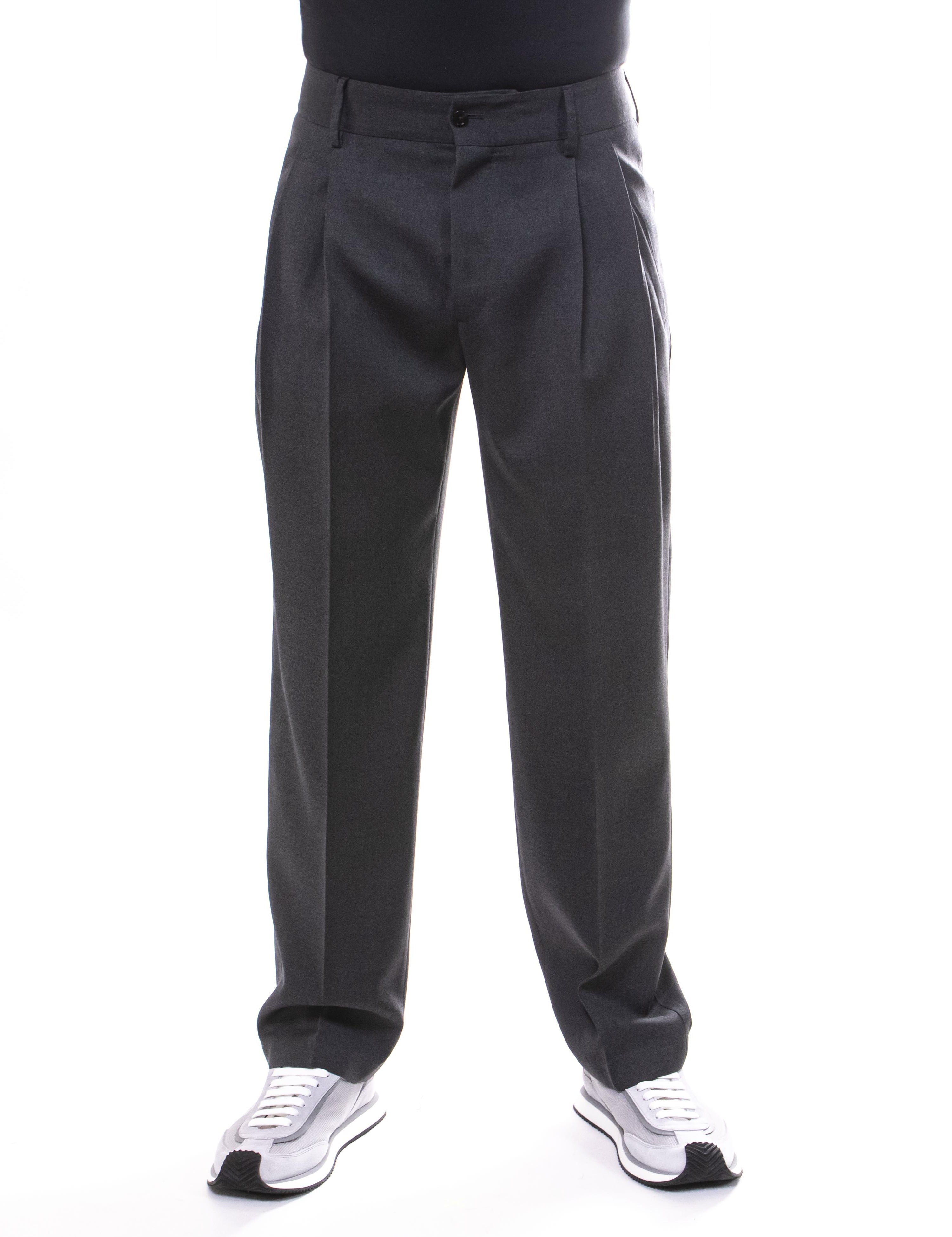 Dolce & Gabbana Pantalone S8290 MELANGE GRIGIO
