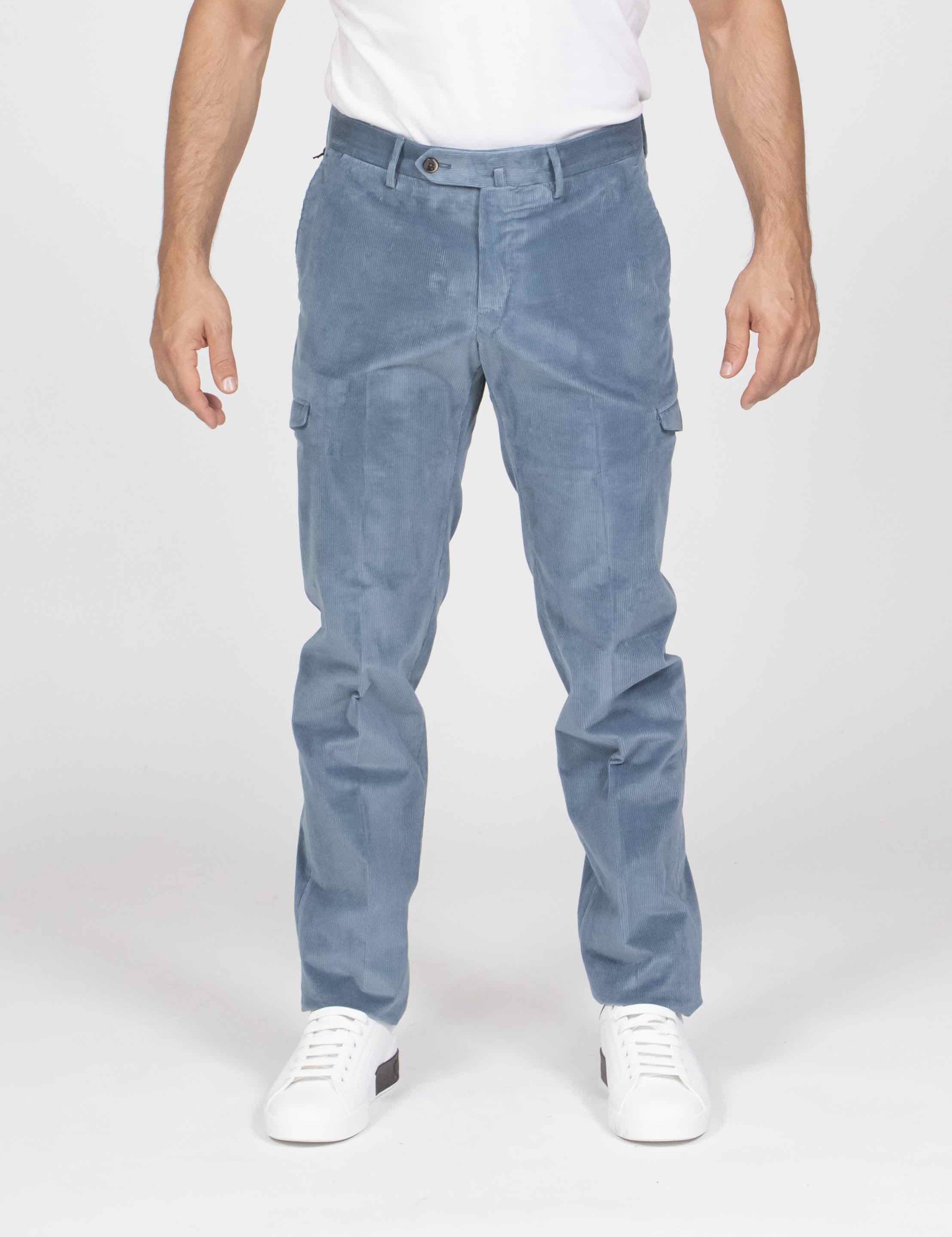 Pt Torino Pantalone Slim 0320 AZZURRO