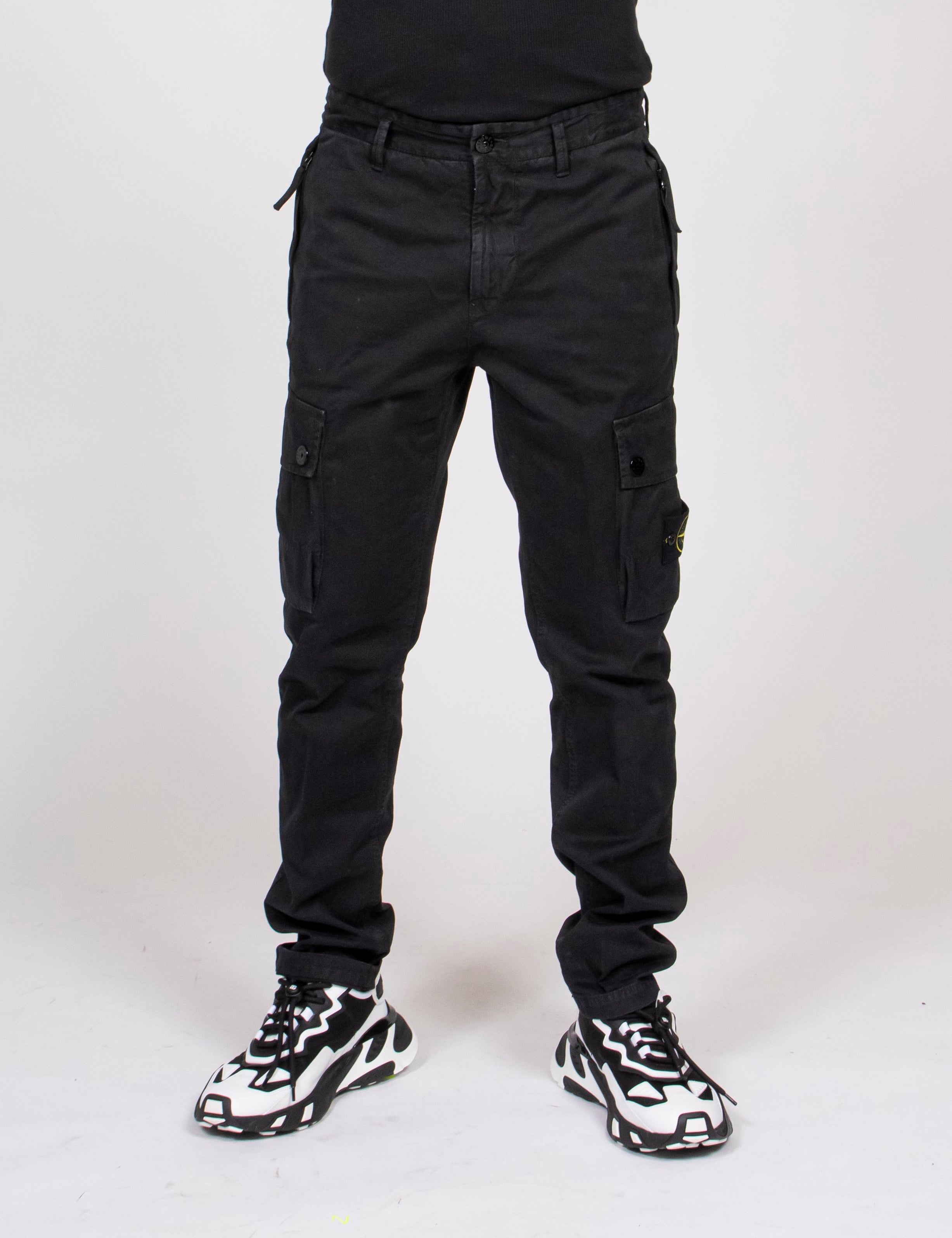 Stone Island Pantalone Slim V0129 NERO