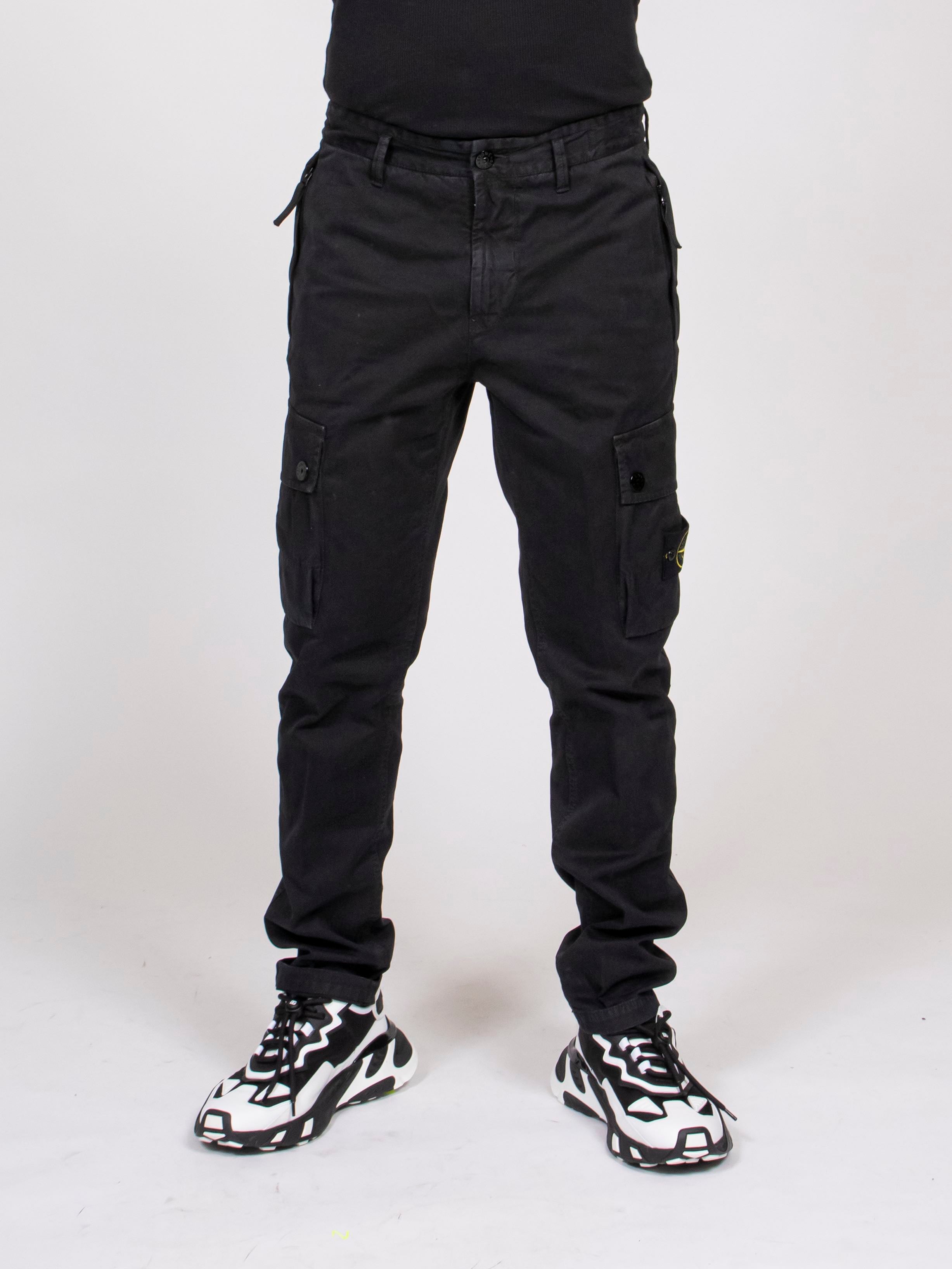 Stone Island Pantalone Slim V0129 NERO