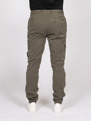Stone Island Pantalone Slim V0154 MILITARY GREEN