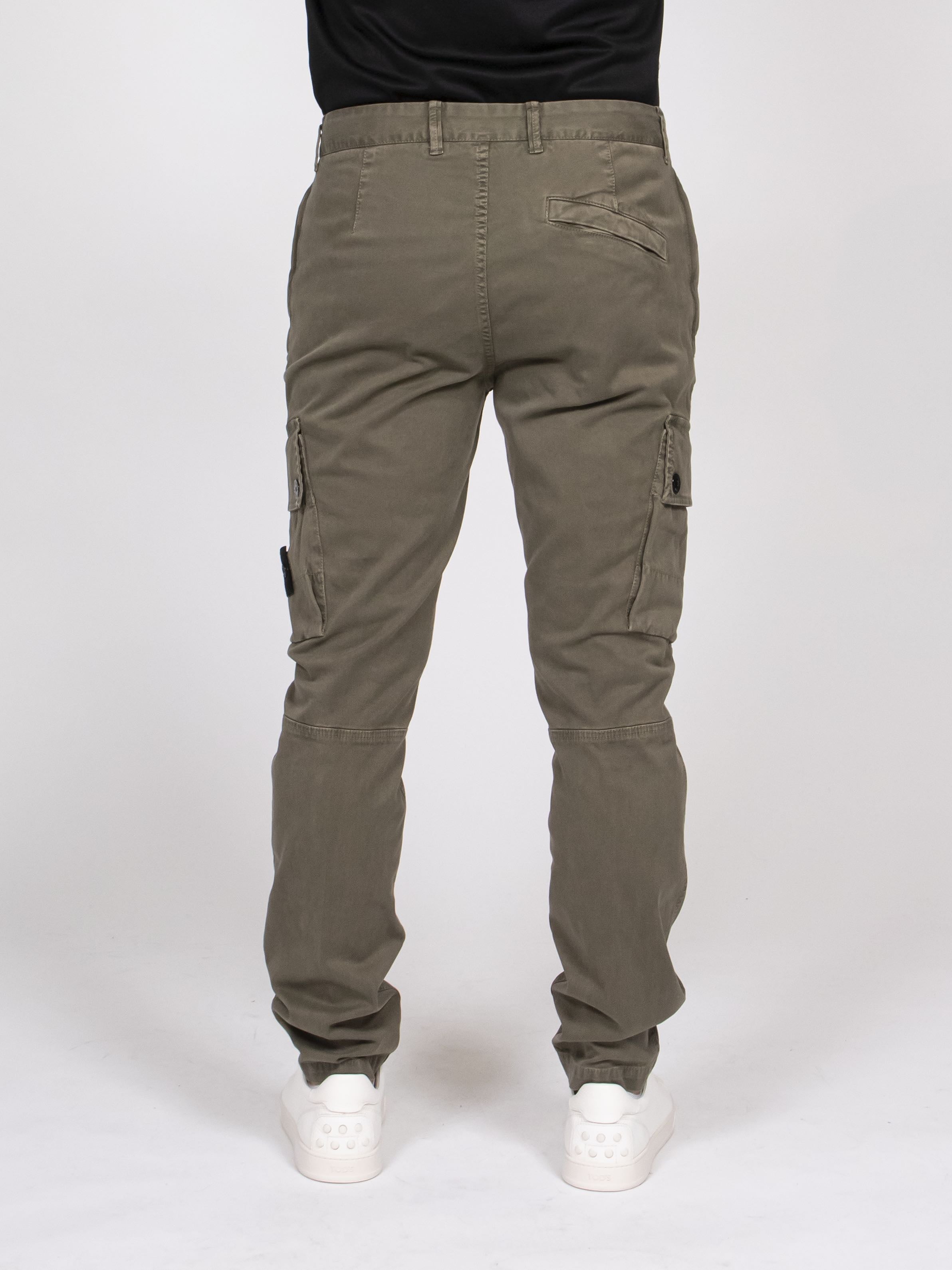 Stone Island Pantalone Slim V0154 MILITARY GREEN