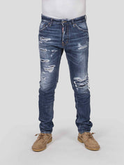 Dsquared2 Pantalone Teddy 470 DENIM