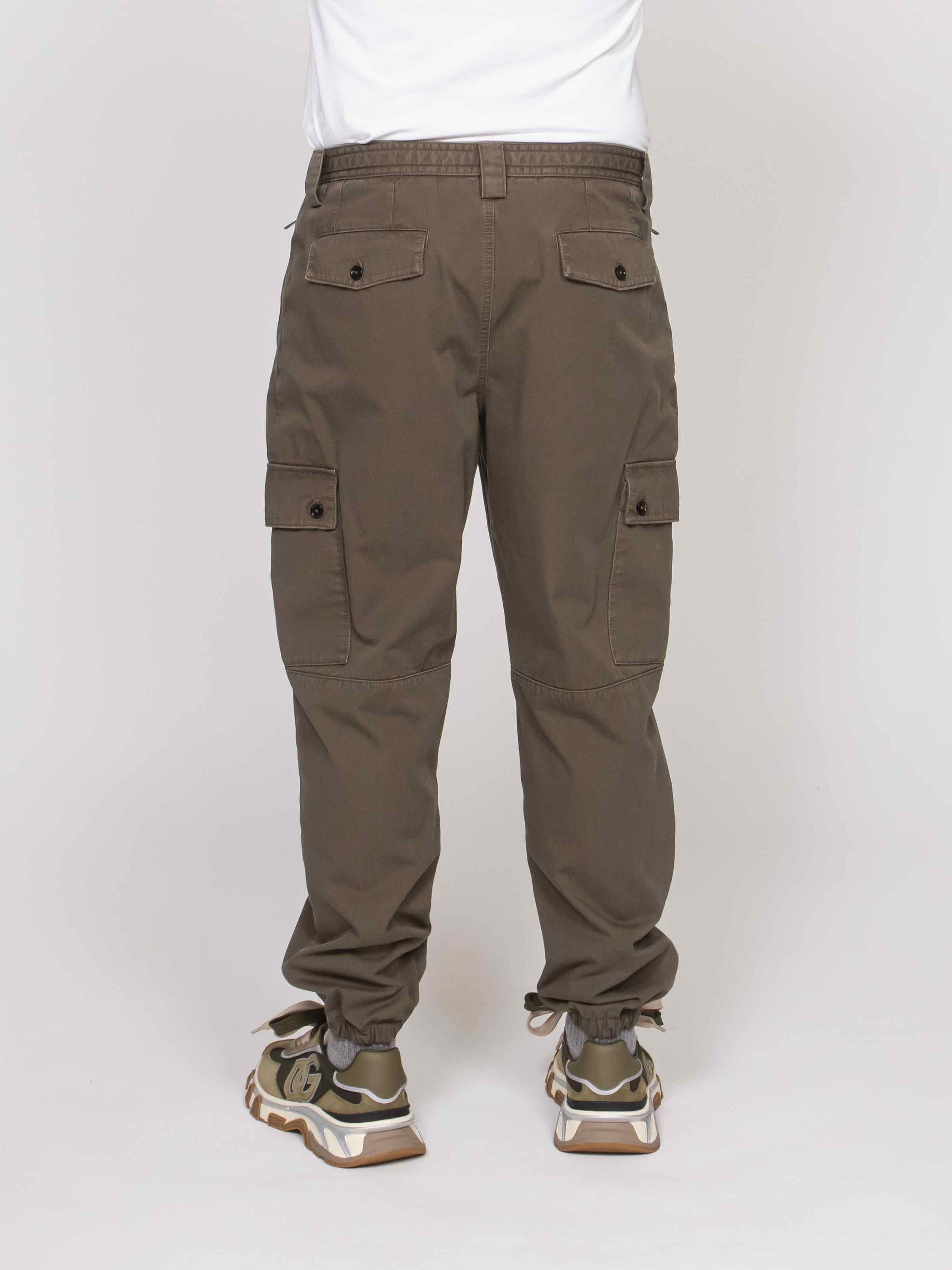Dolce & Gabbana Pantalone V0688 VERDE OLIVA