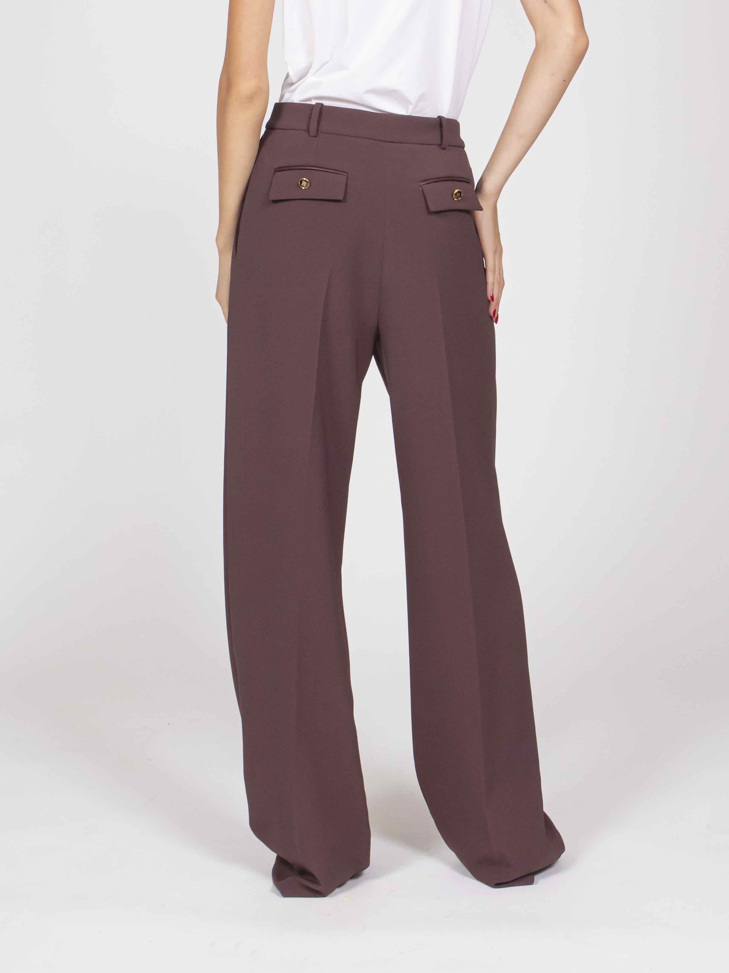 Elisabetta Franchi Pantaloni EA4 MERLOT