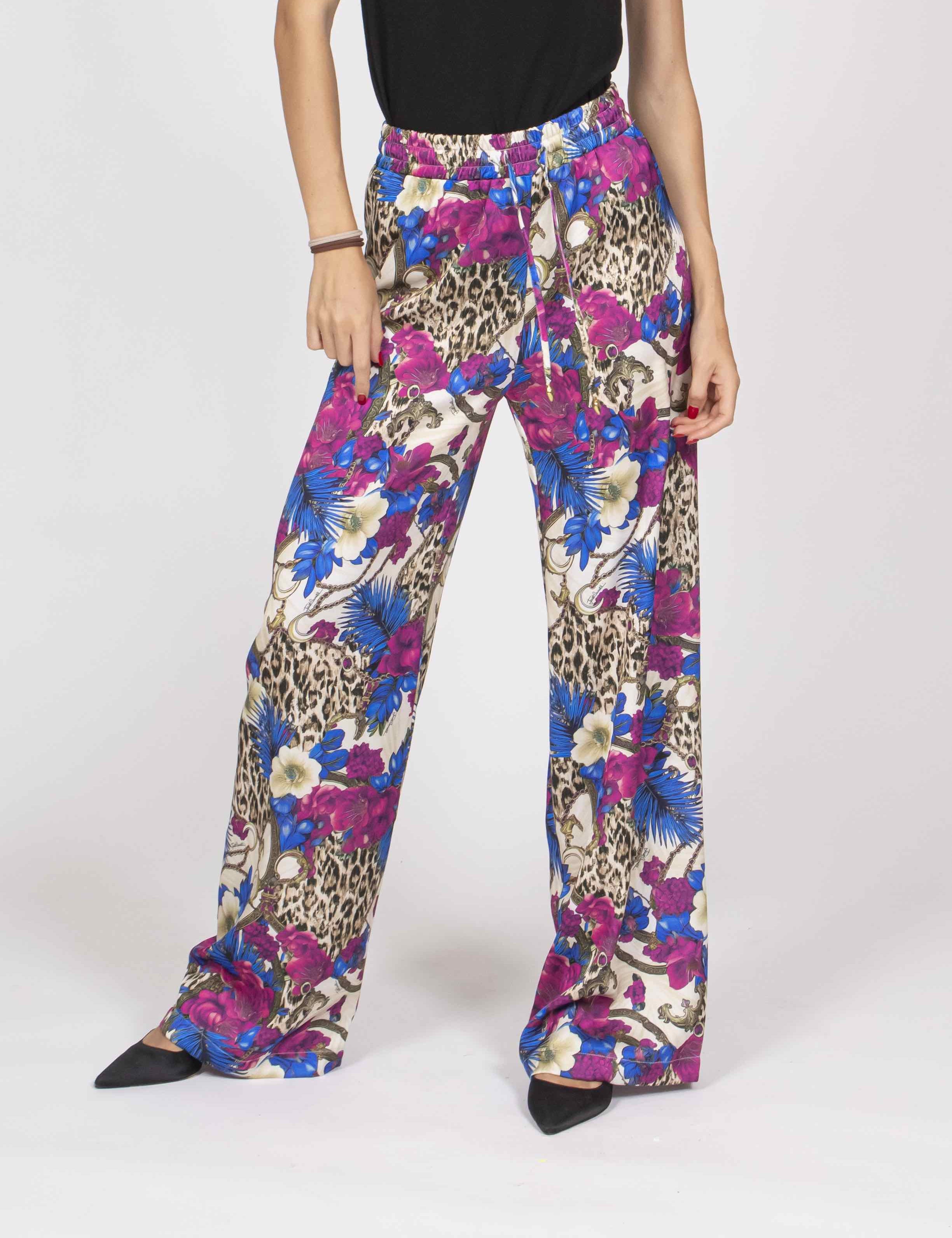 Just Cavalli Pantaloni R69 FLOWER