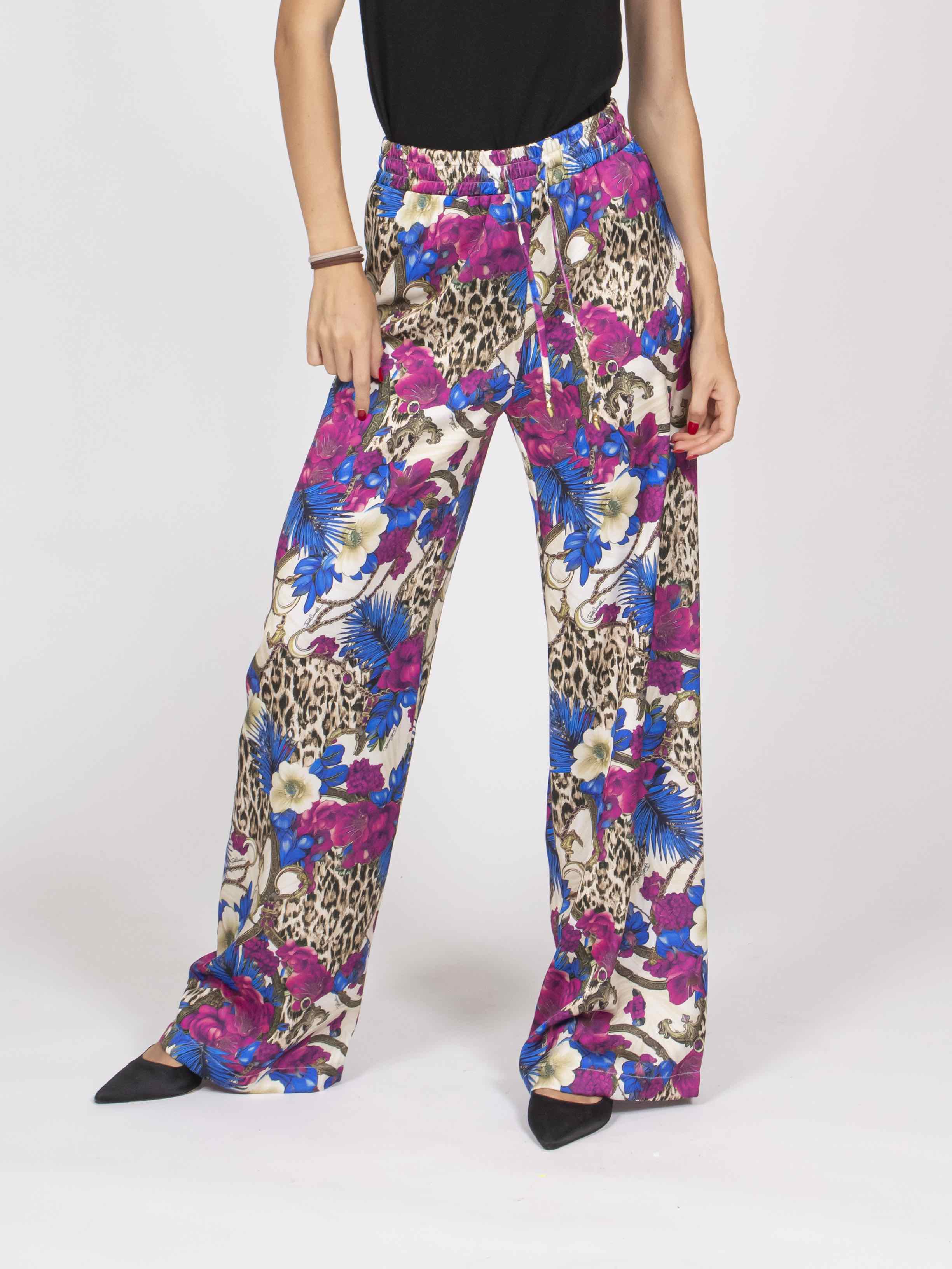 Just Cavalli Pantaloni R69 FLOWER